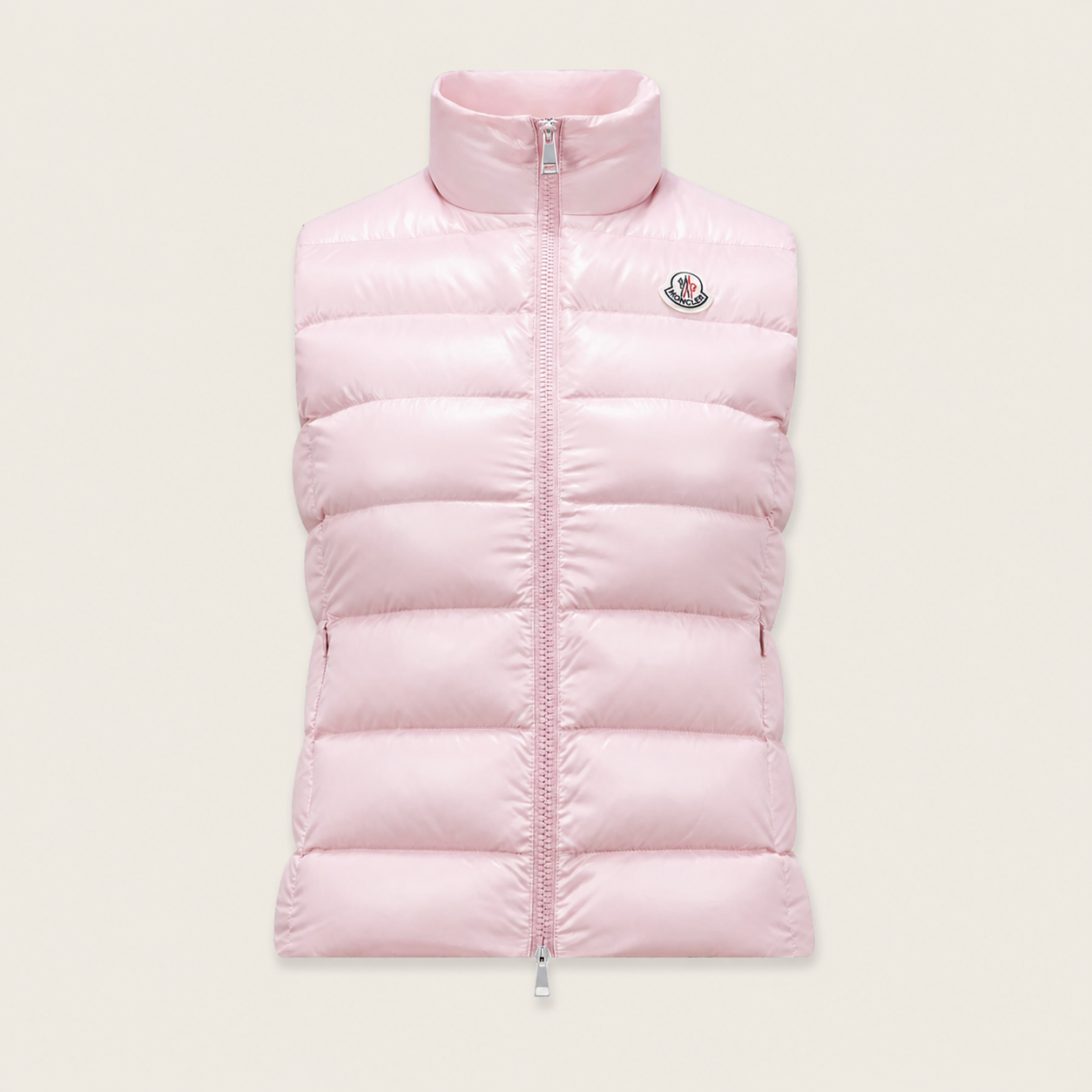 Doudoune sans manche Moncler — Rose