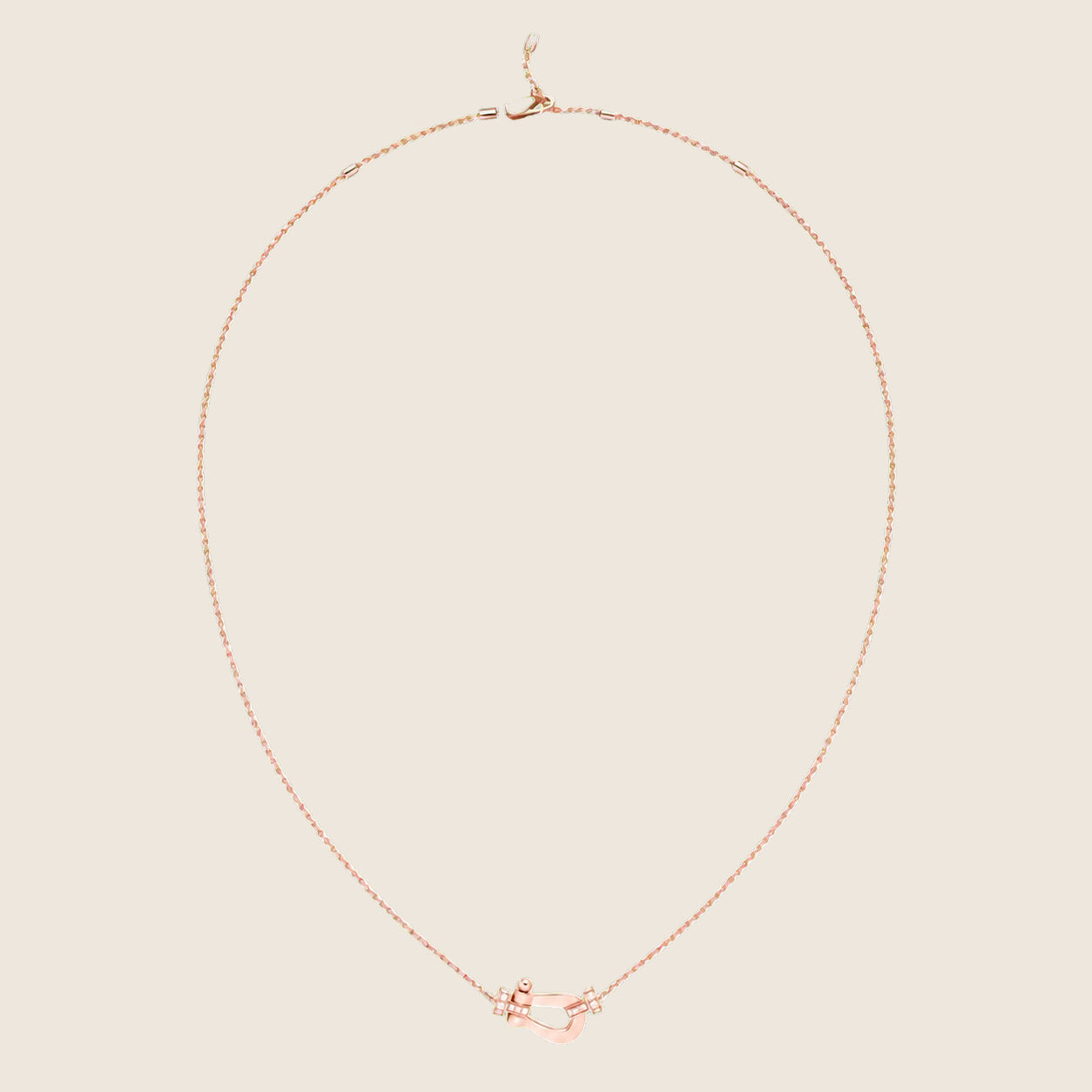 Collier Fred — Or rose