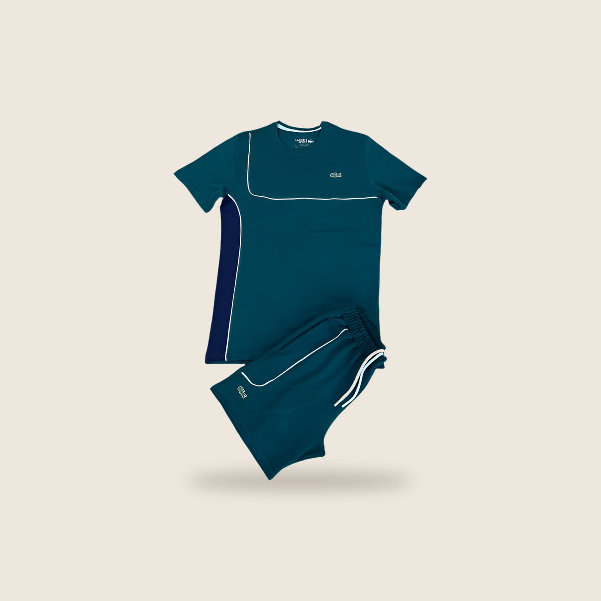 Ensemble Lacoste — Bleu canard