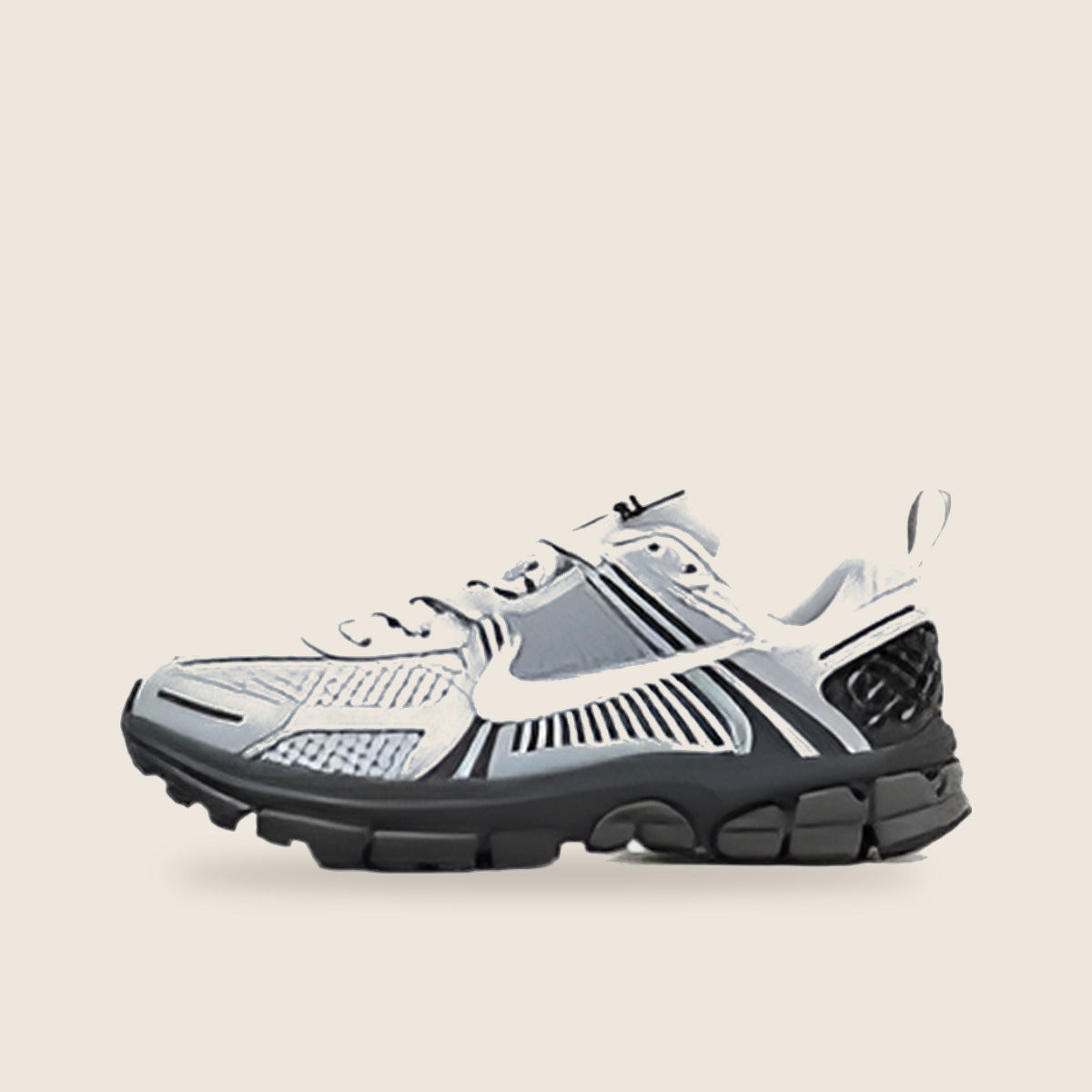 Nike Zoom Vomero 5 — Blanc et argent