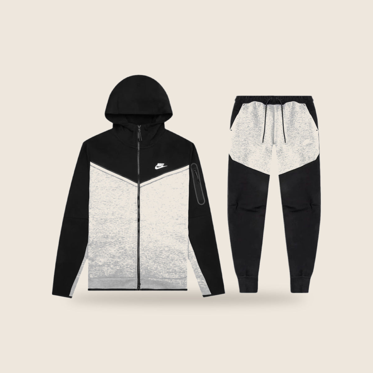 Ensemble Nike Tech — Noir et blanc
