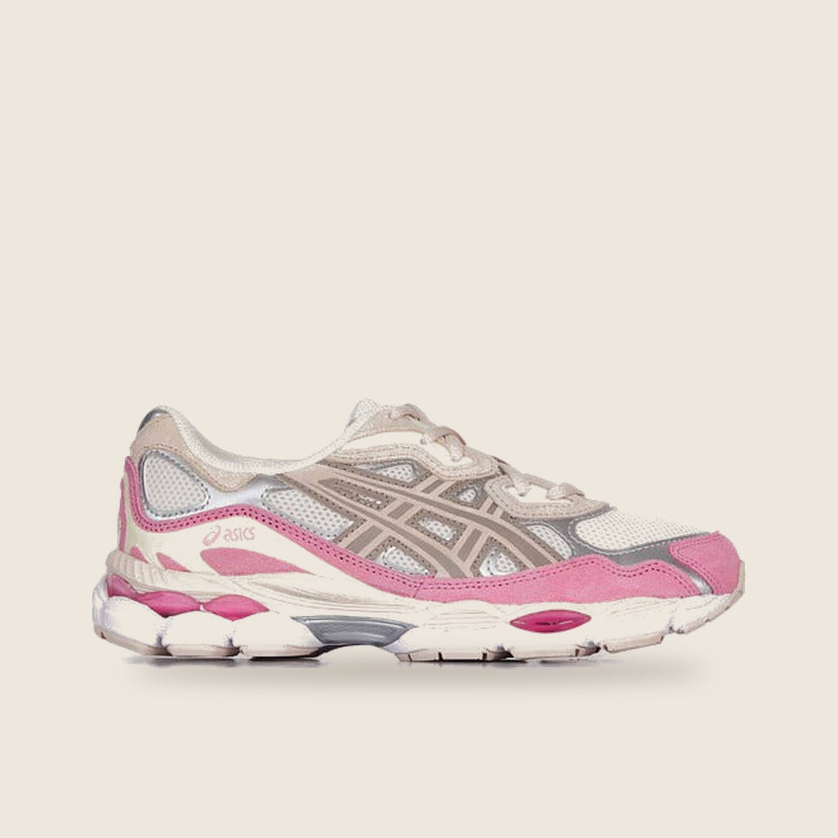 Asics Gel-NYC — Crème et rose