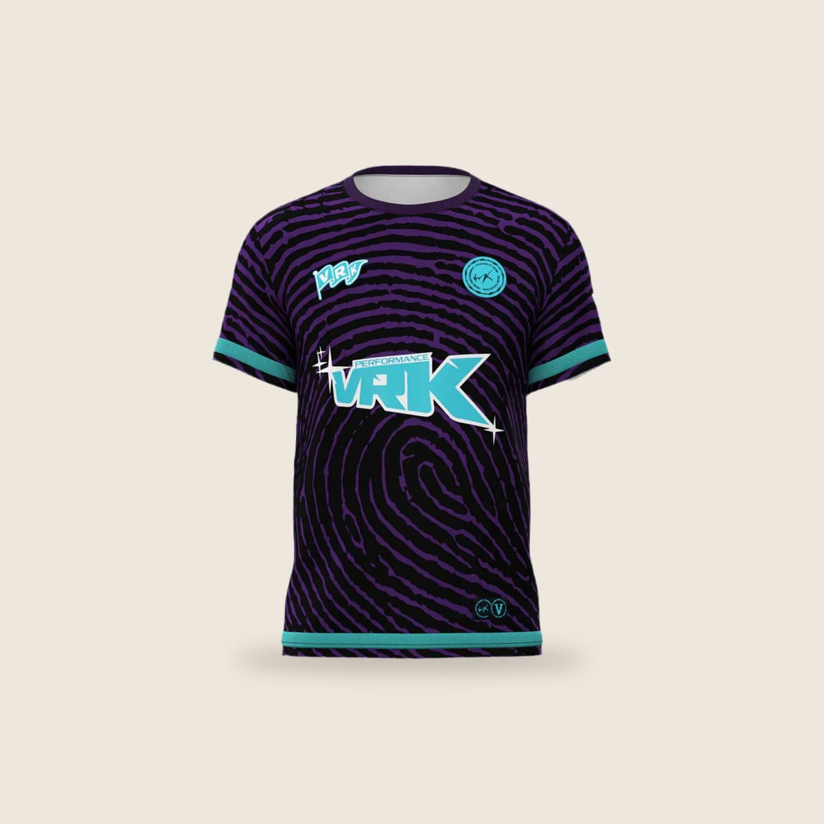 Maillot Vrunk — Noir et turquoise