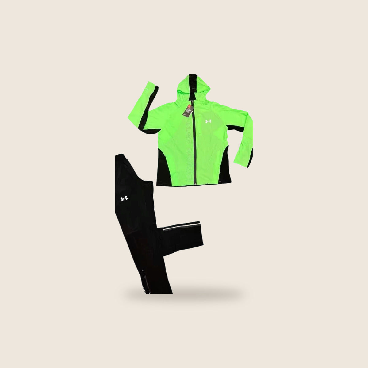 Ensemble Under Armour — Vert fluo