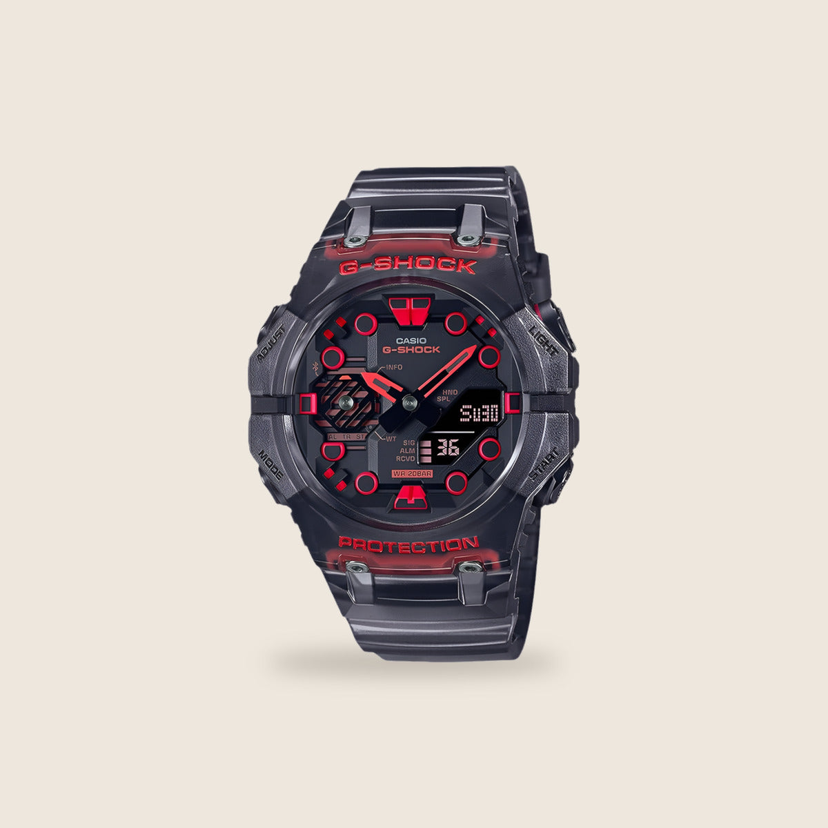Casio G-Shock GA-B001 — Noir et rouge