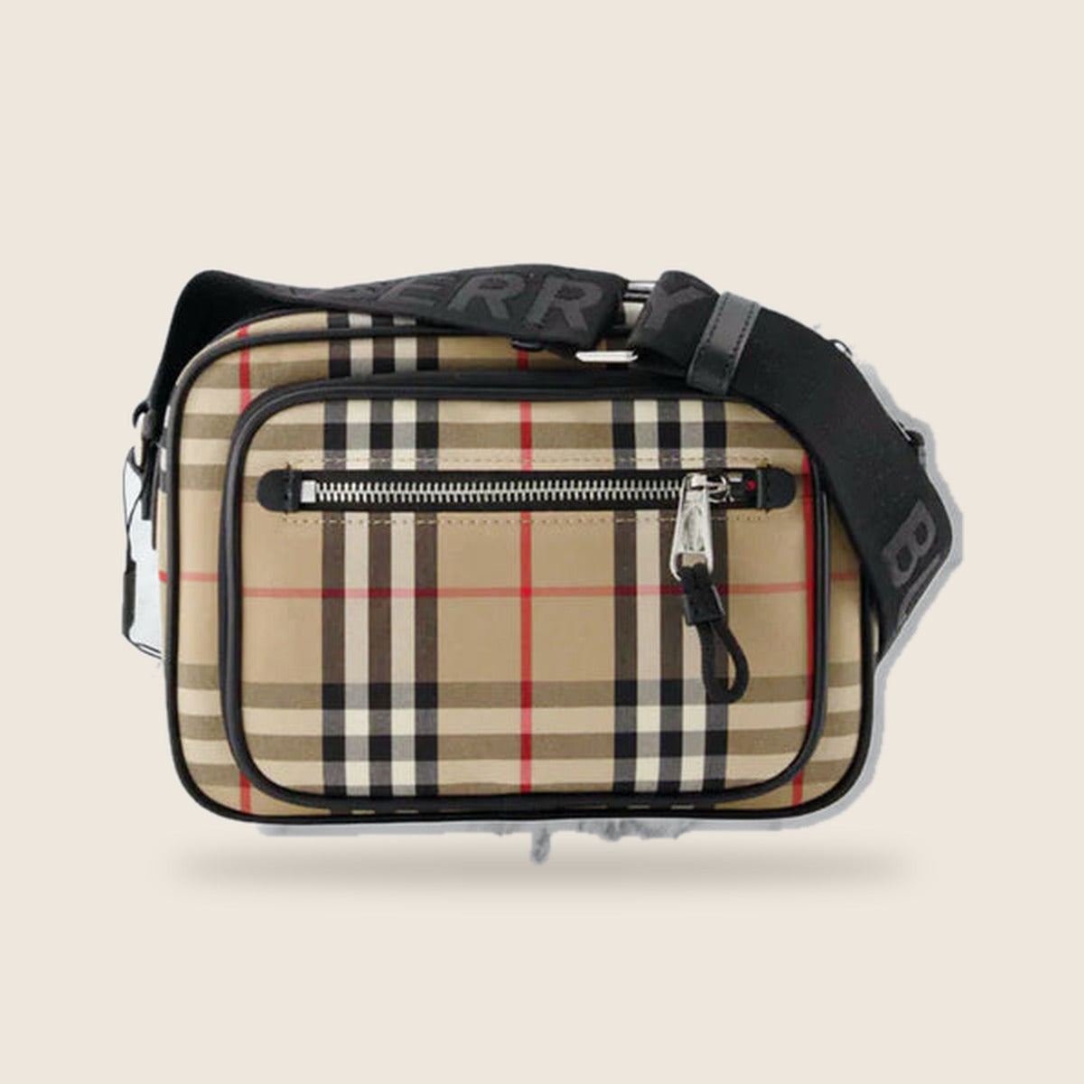 Sacoche Burberry — Marron Clair