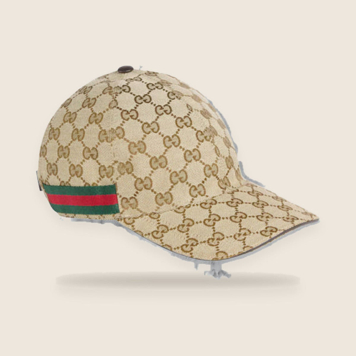 Casquette Gucci — Beige Rouge