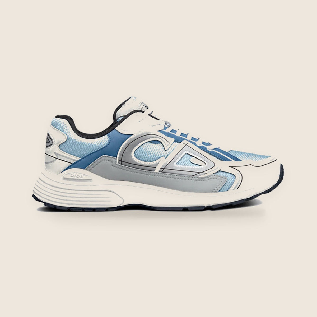 Dior B30 — Blanc et bleu