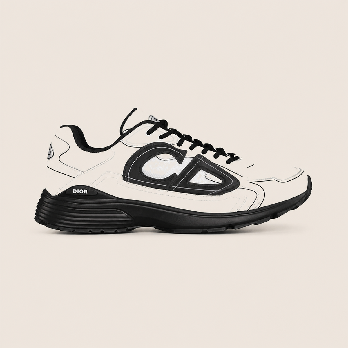 Dior B30 — Blanc et noir