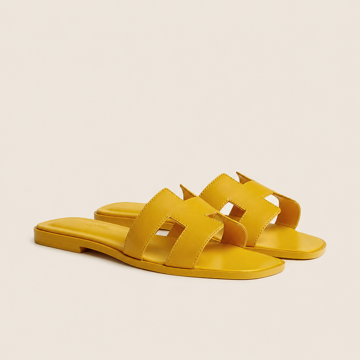 Claquette Hermes — Jaune