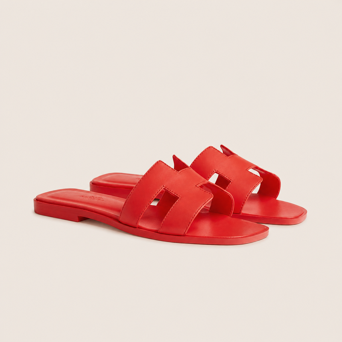 Claquette Hermes — Rouge