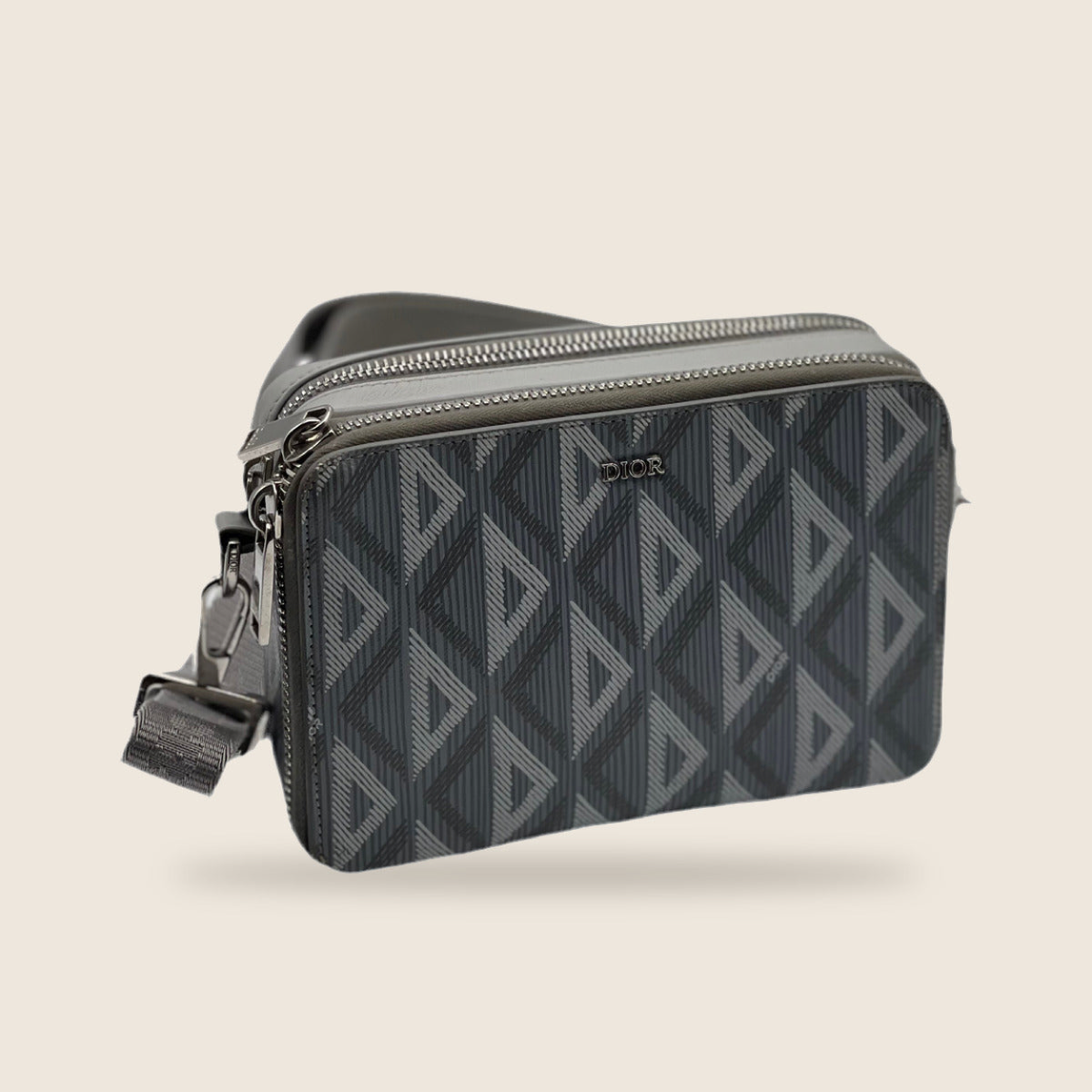 Sacoche Dior — Gris Oblique