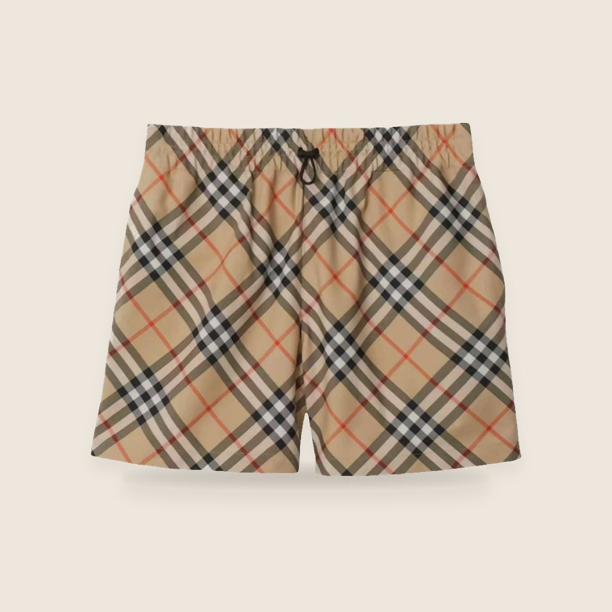 Short Burberry — Beige check vintage
