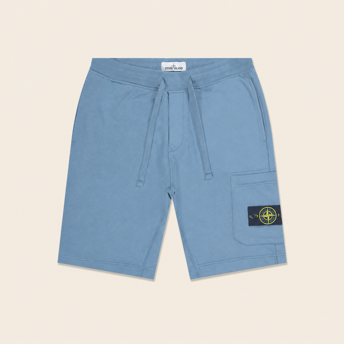 Stone Island Short — Bleu Ciel