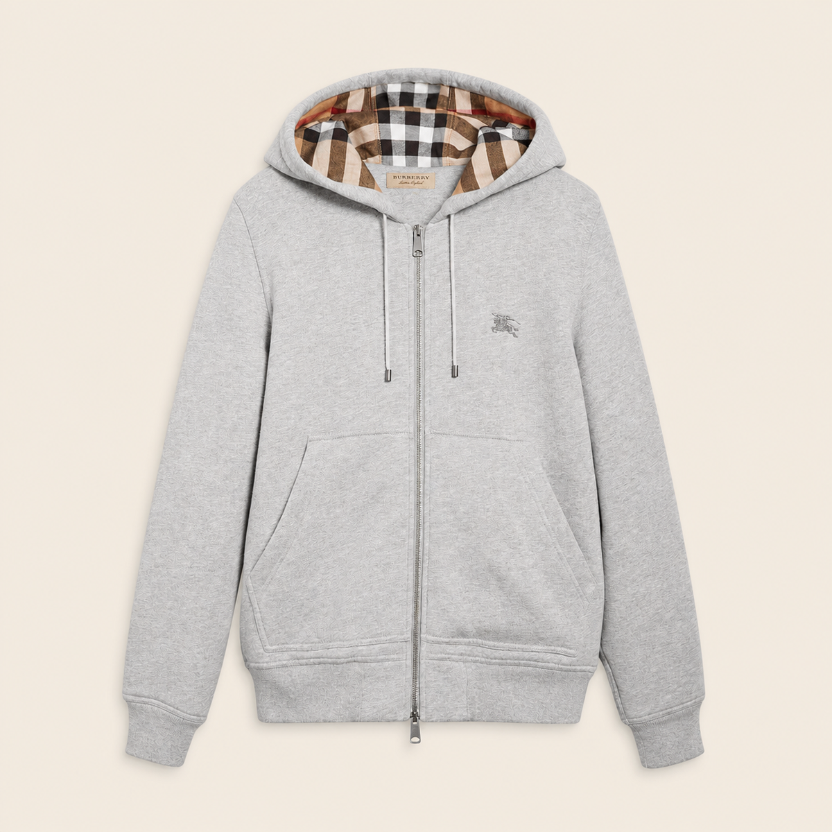 Veste Burberry Zip — Gris