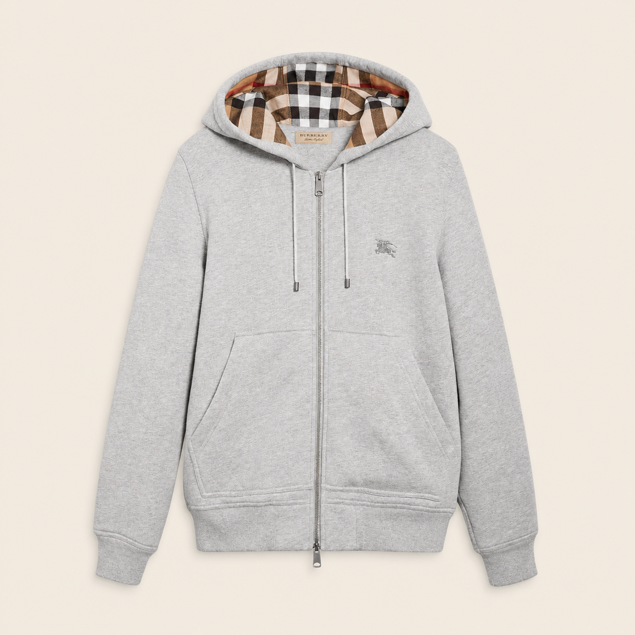 Veste Burberry Zip — Gris