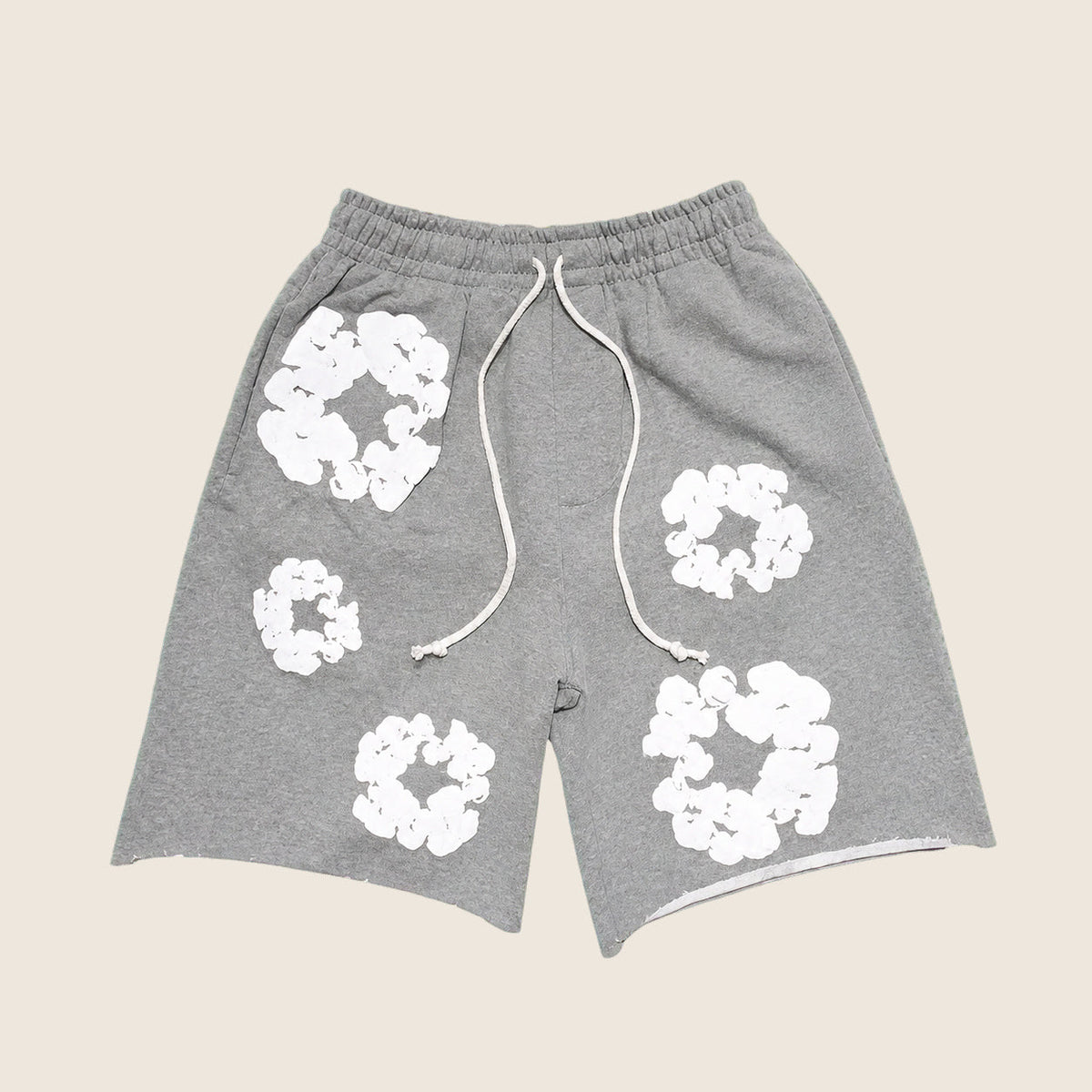 Short Denim Tears — Gris chiné