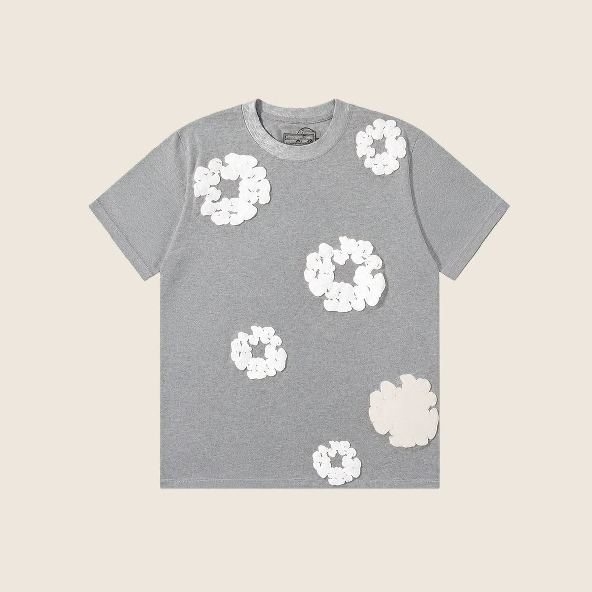 Tee-shirt Denim Tears — Gris chiné