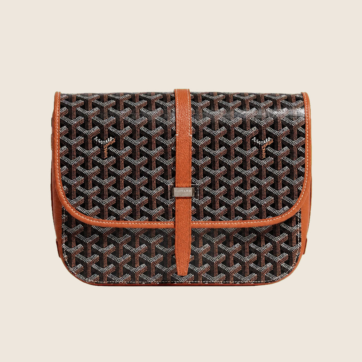 Sacoche Goyard — Noir et orange