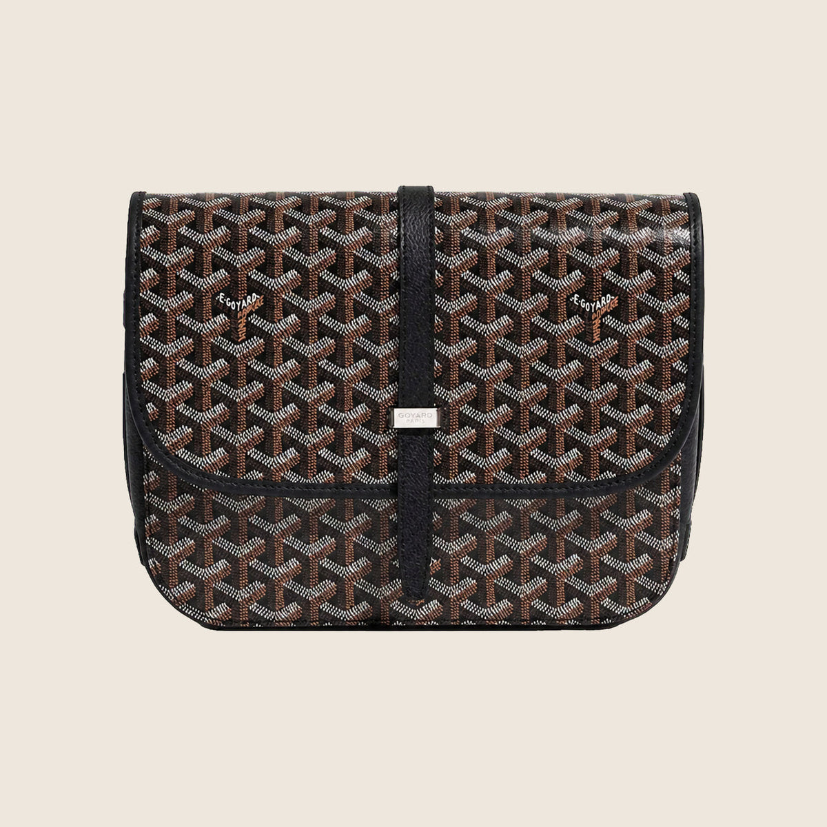 Sacoche Goyard — Noir et gris