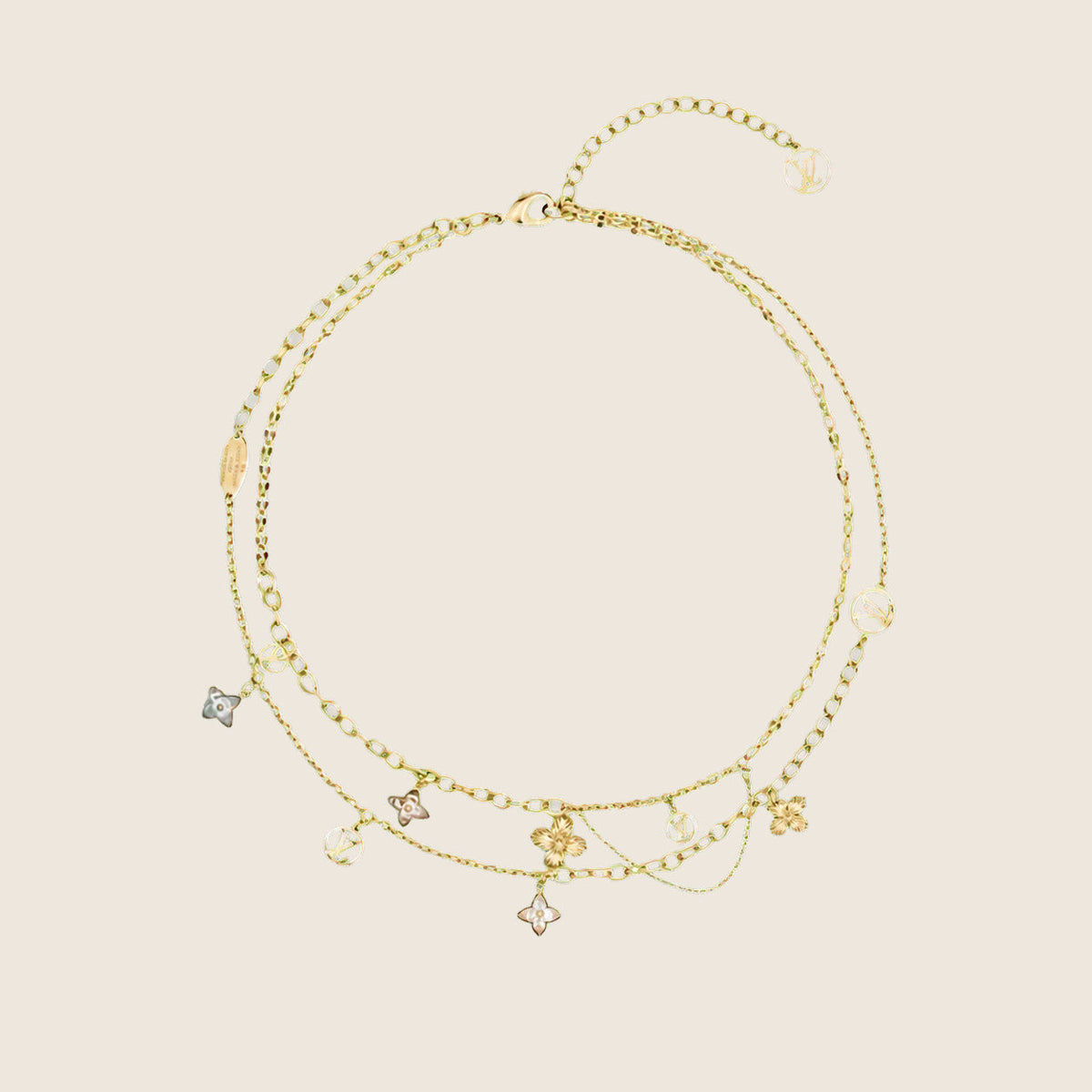 Collier Louis Vuitton — Or à breloques