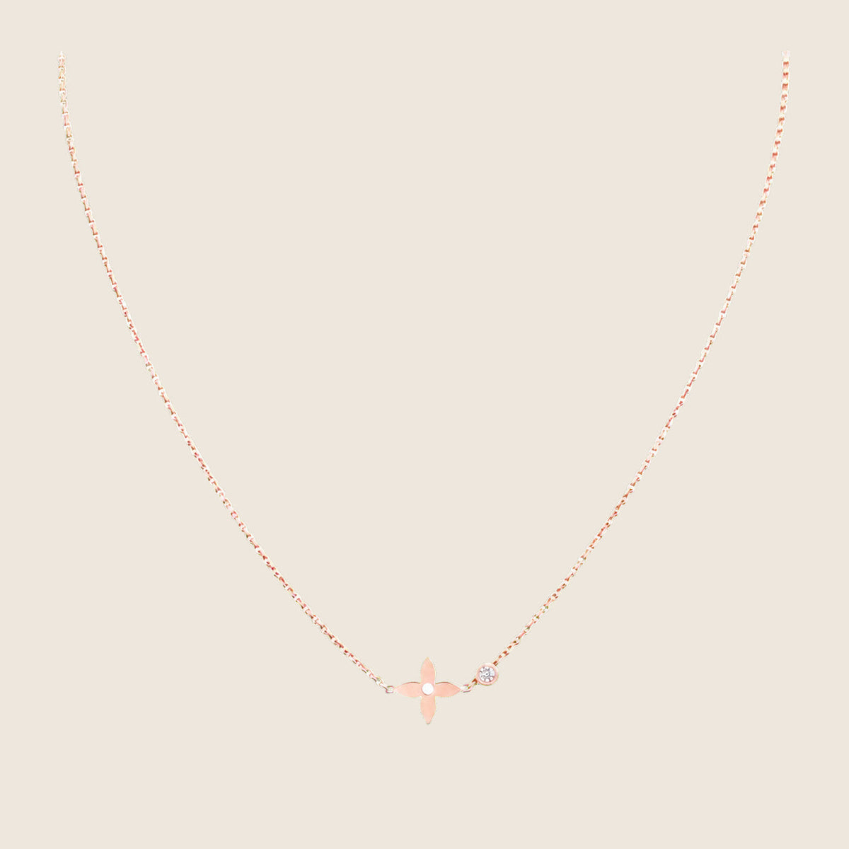 Collier Louis Vuitton — Or rose