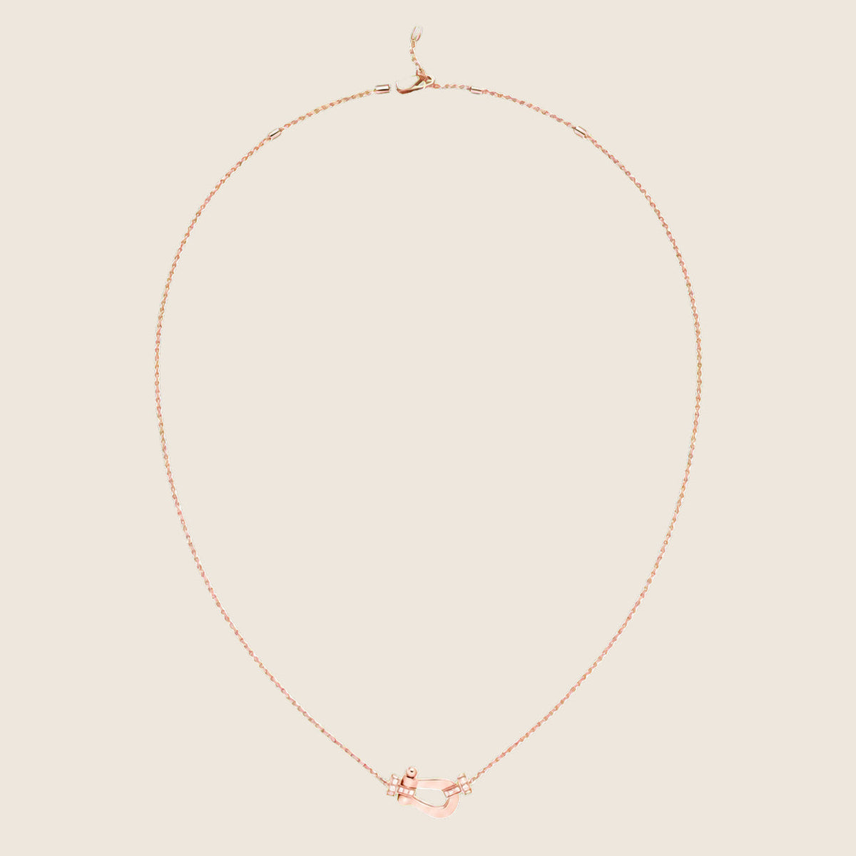 Collier Fred — Or rose