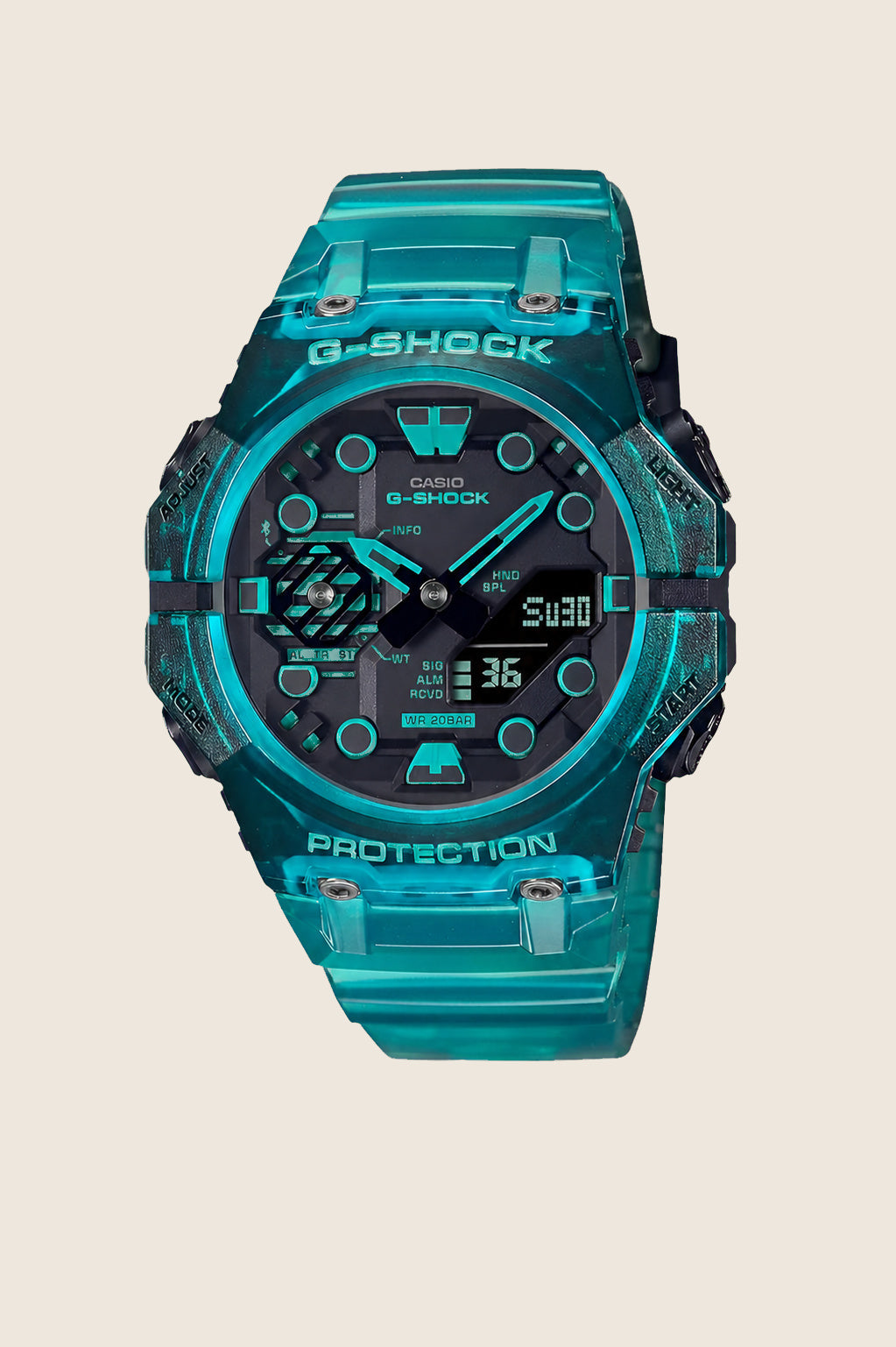 Casio G-Shock GA-B001 — Vert sarcelle