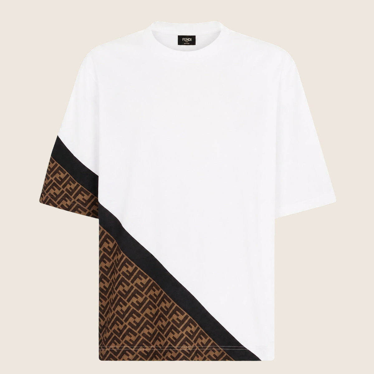 Tee-shirt Fendi — Noir imprimé FF