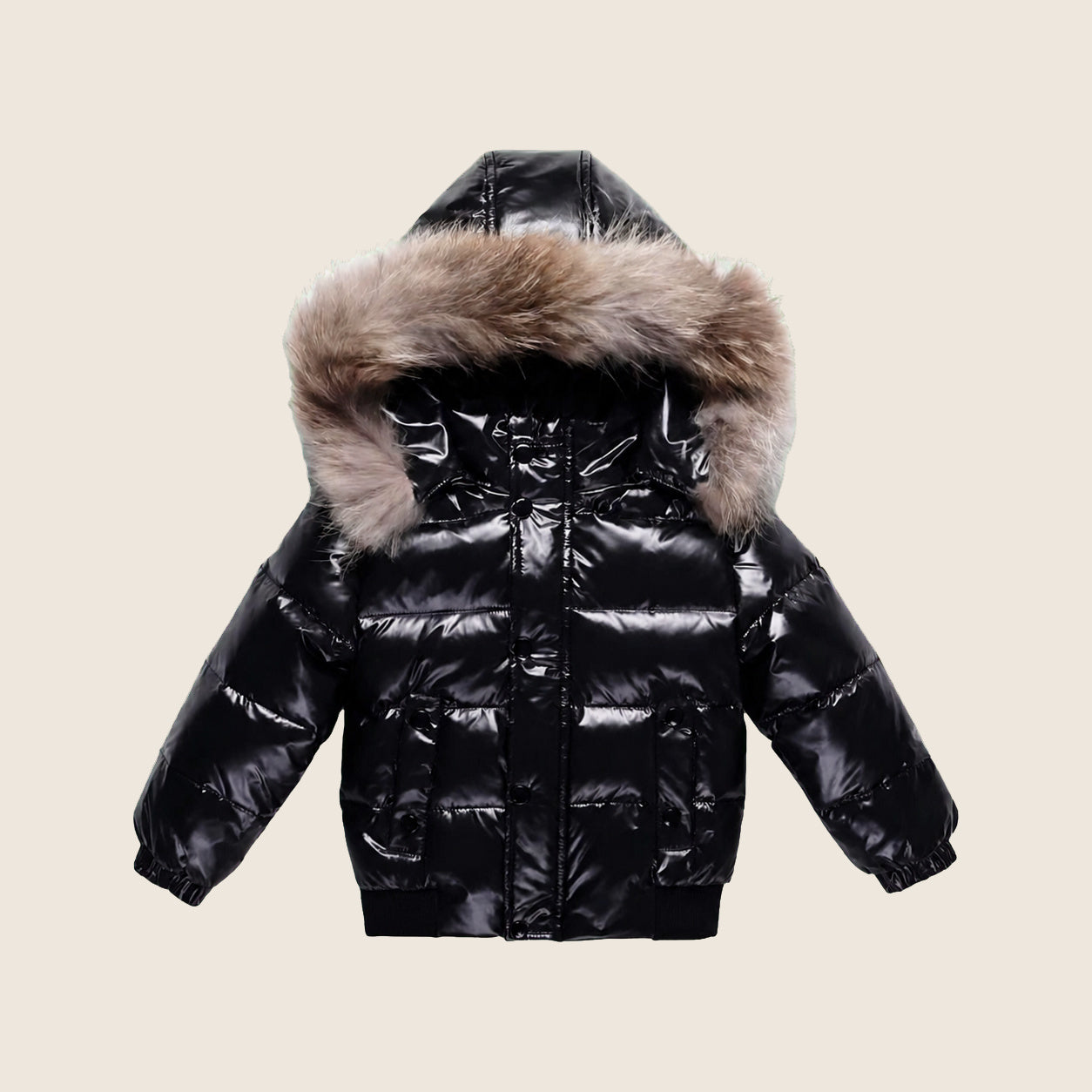 Doudoune Fourrure Canada Goose — Noir