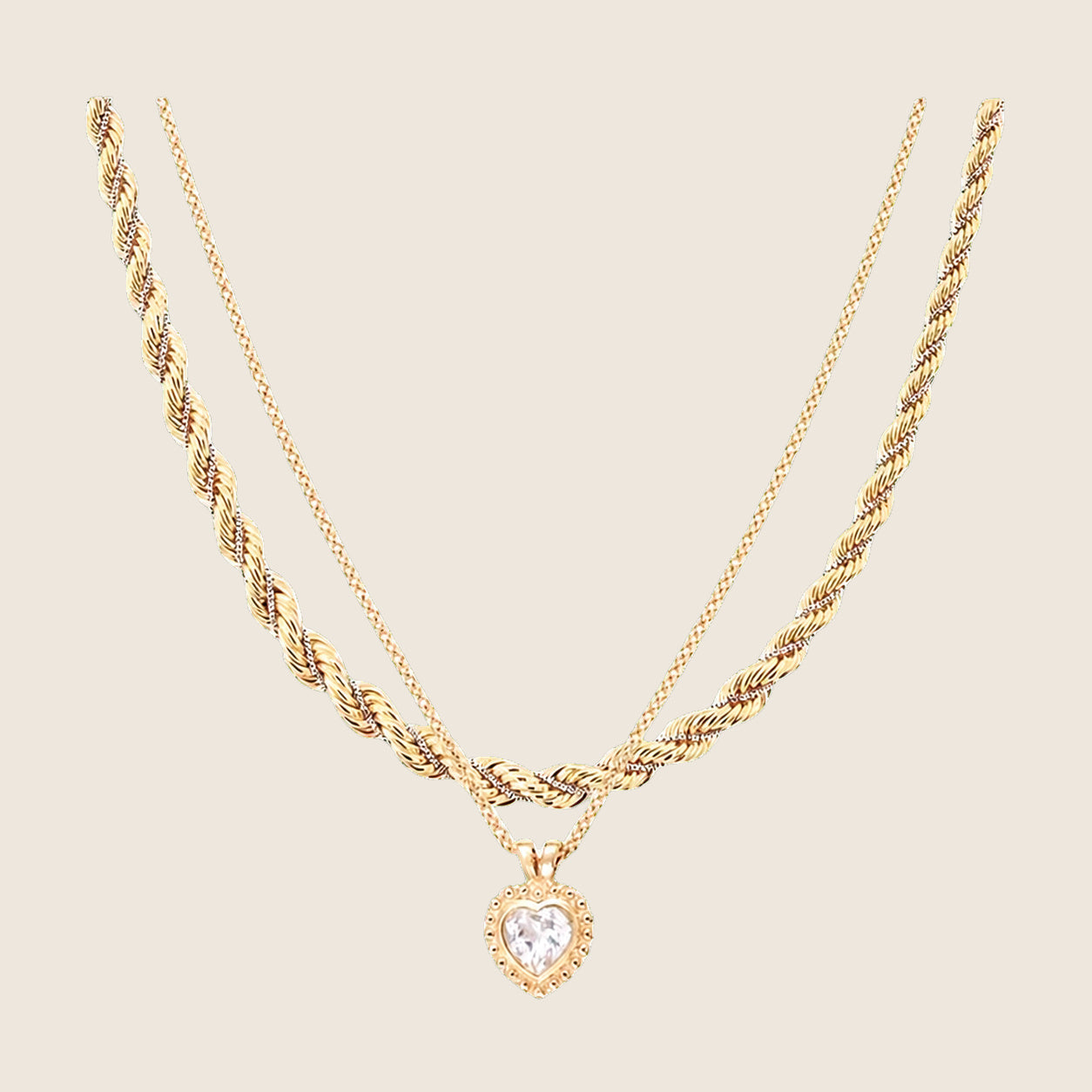 Collier Swarovski — Or