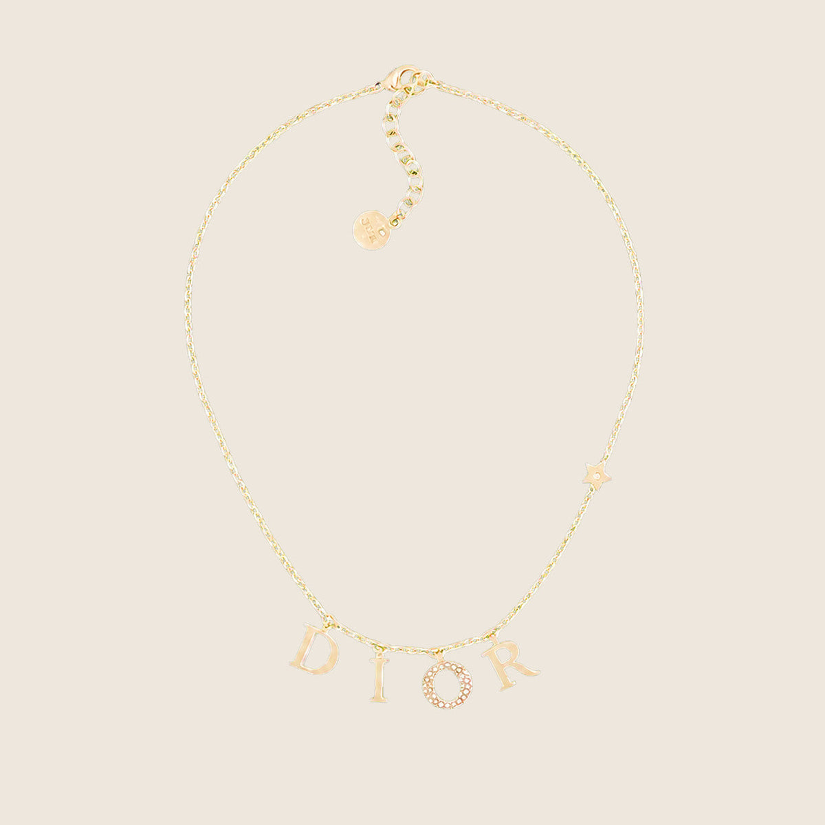 Collier Dior — Or