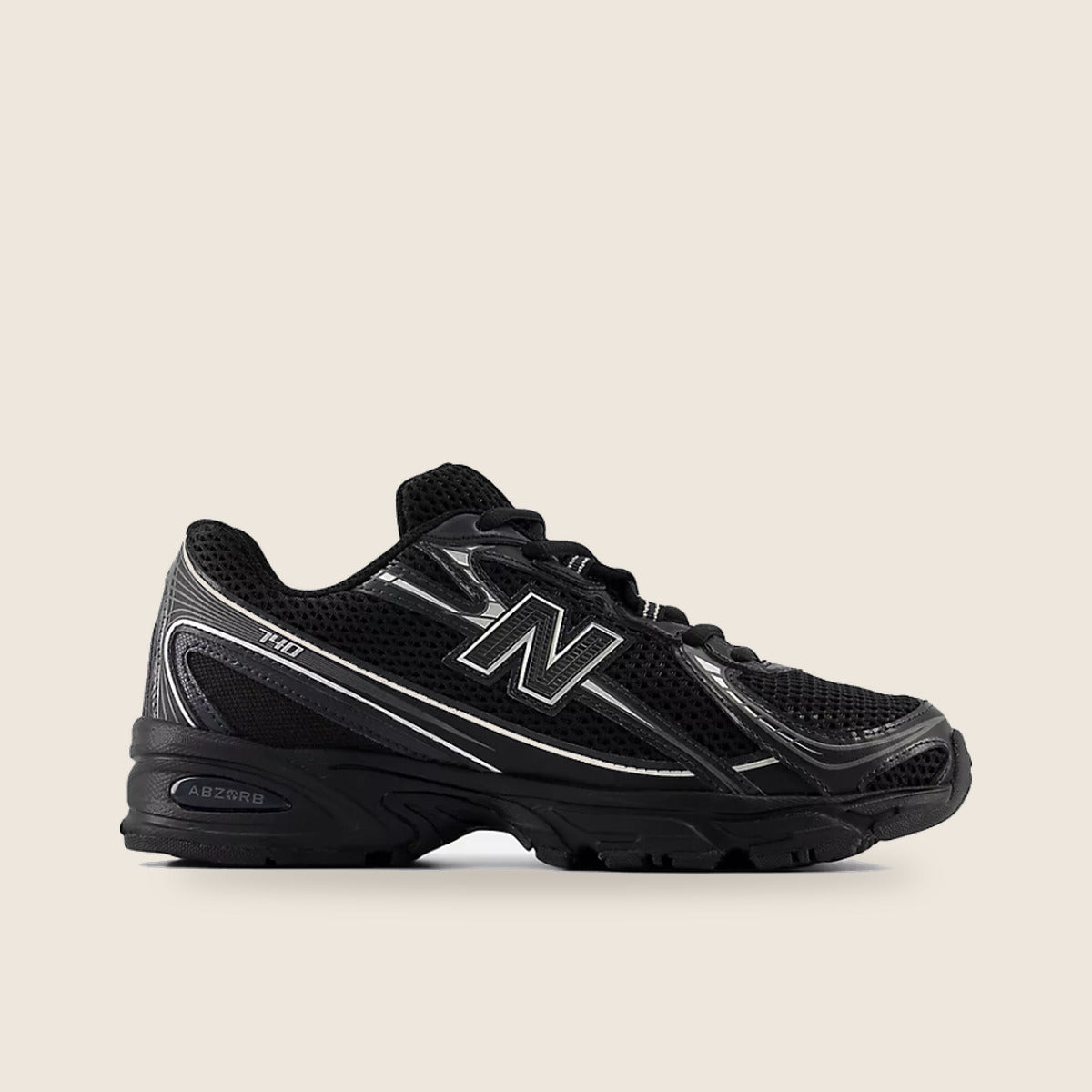 New Balance 740 — Noir intégral