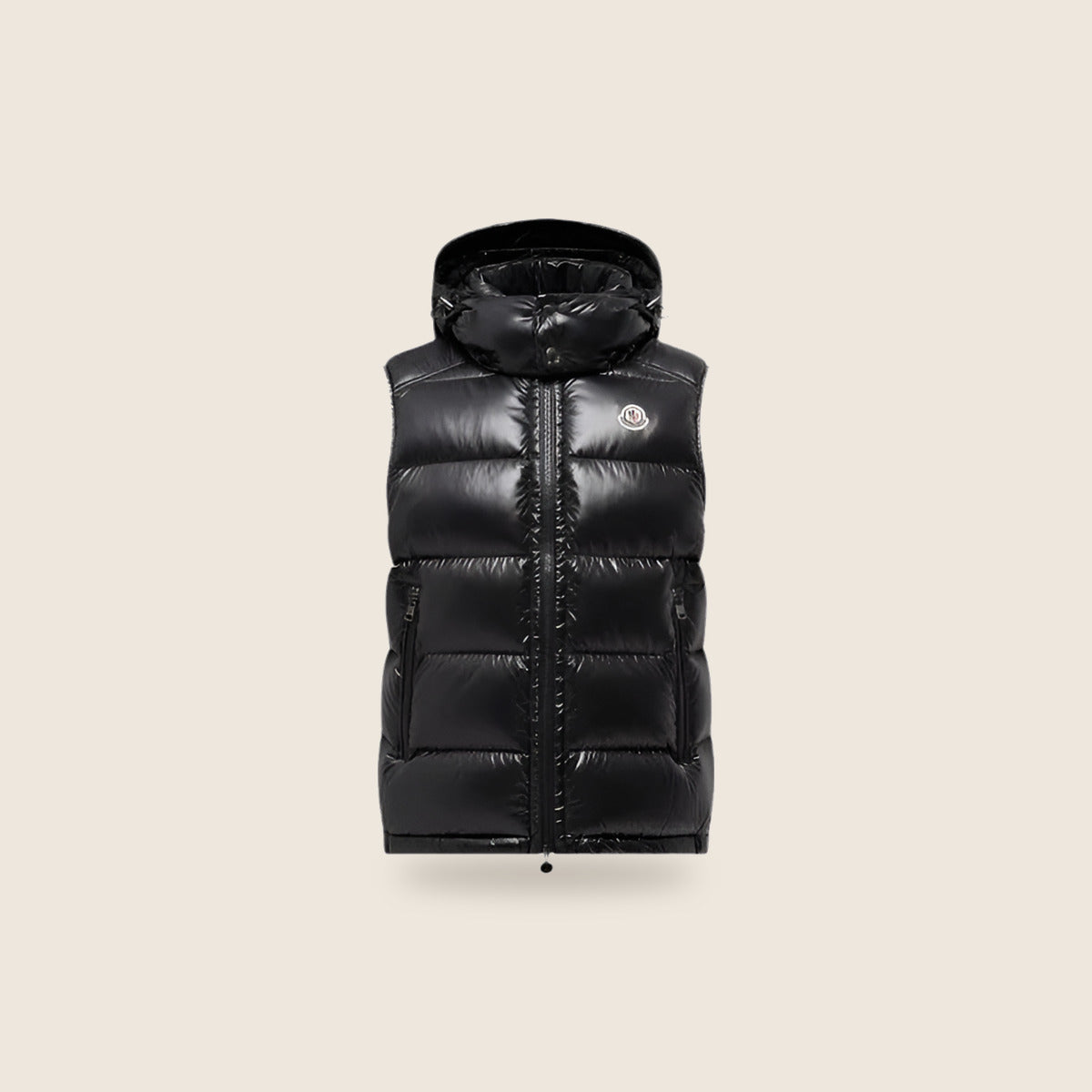 Doudoune sans manches Moncler — Noir capuche