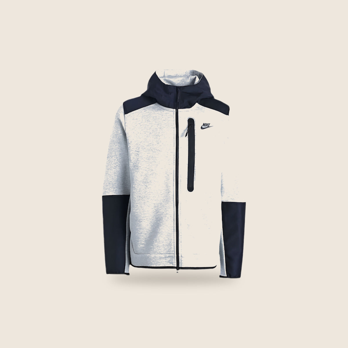 Veste Nike Tech — Blanc et bleu marine
