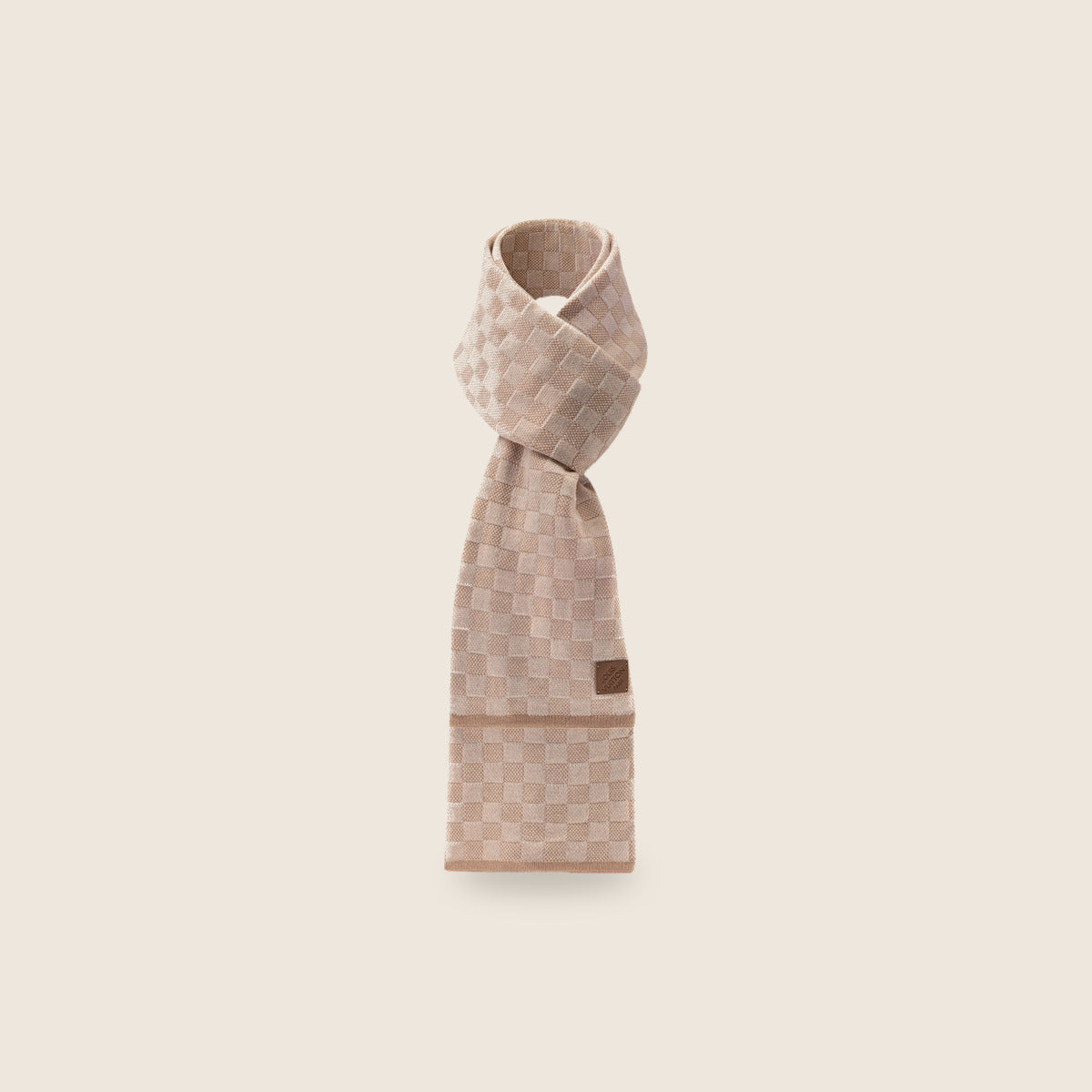 Écharpe Louis Vuitton — Beige damier