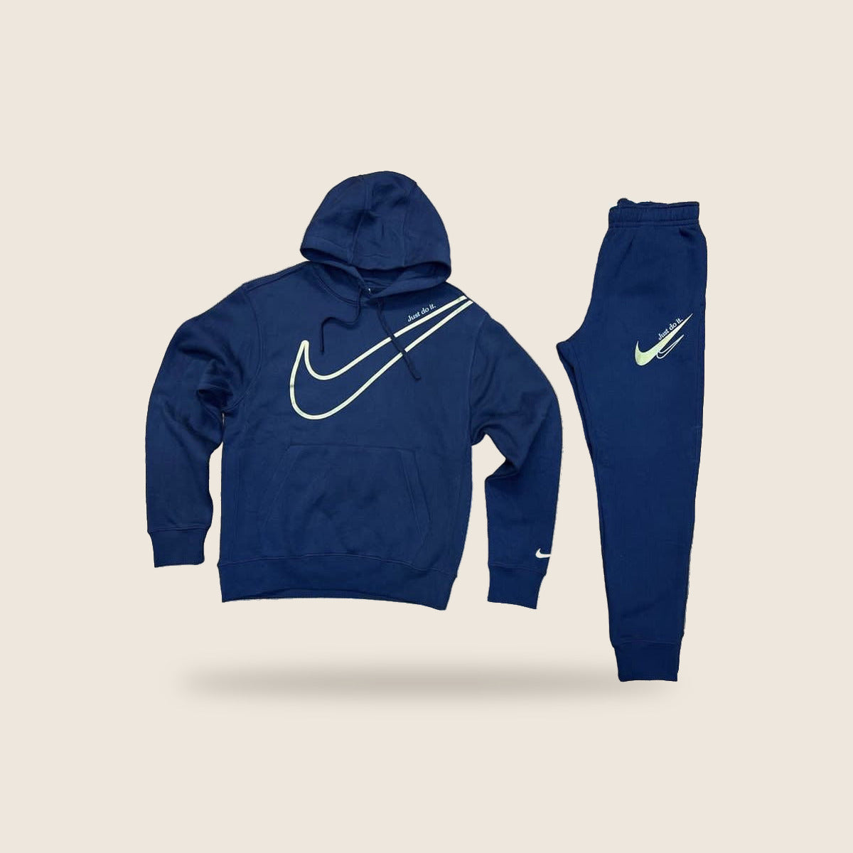 Ensemble Nike — Bleu marine capuche