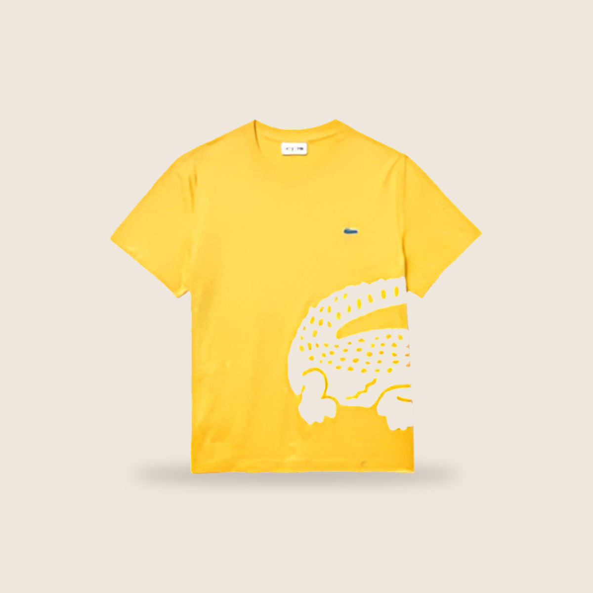 Tee-shirt Lacoste — Jaune crocodile