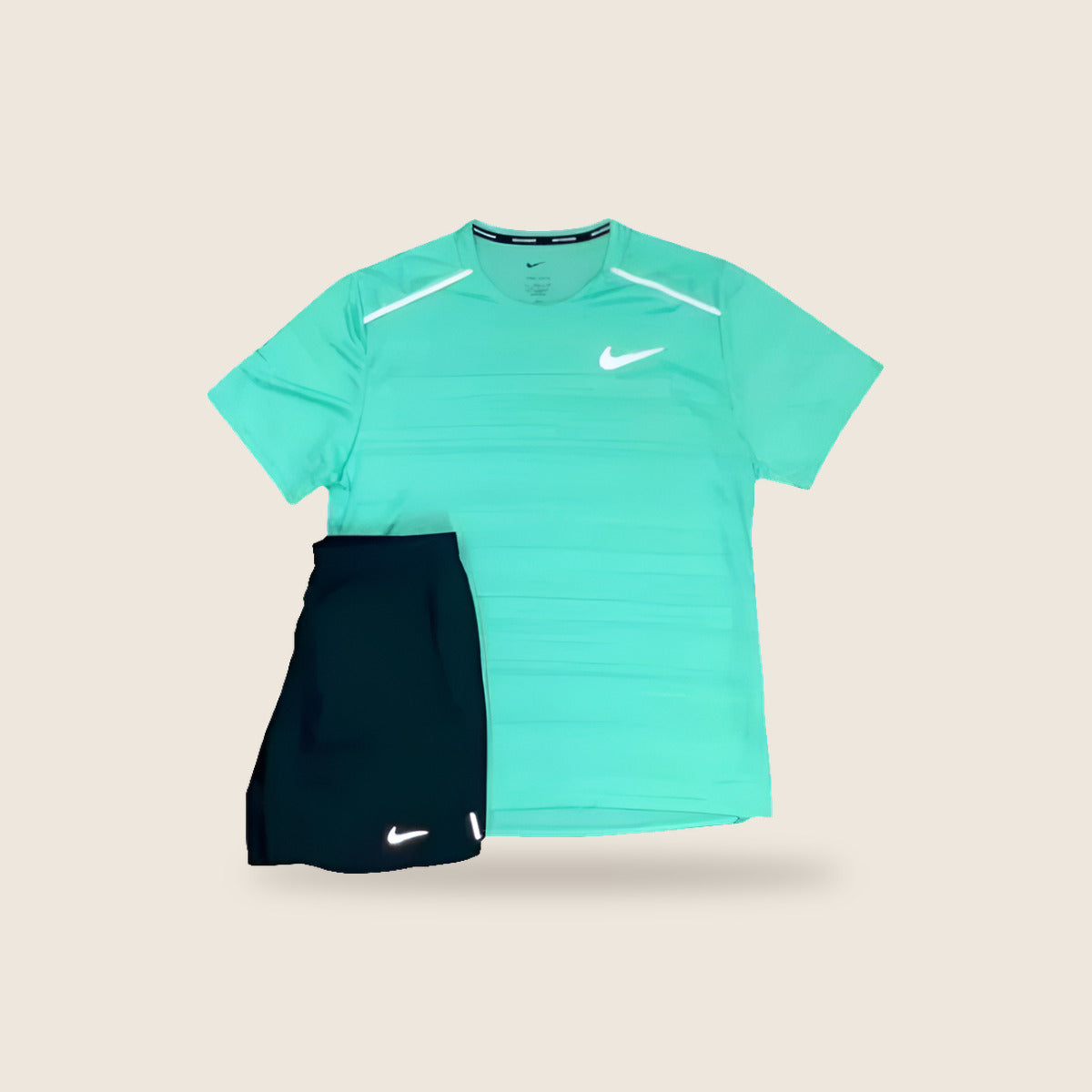 Ensemble Running Nike — Vert menthe