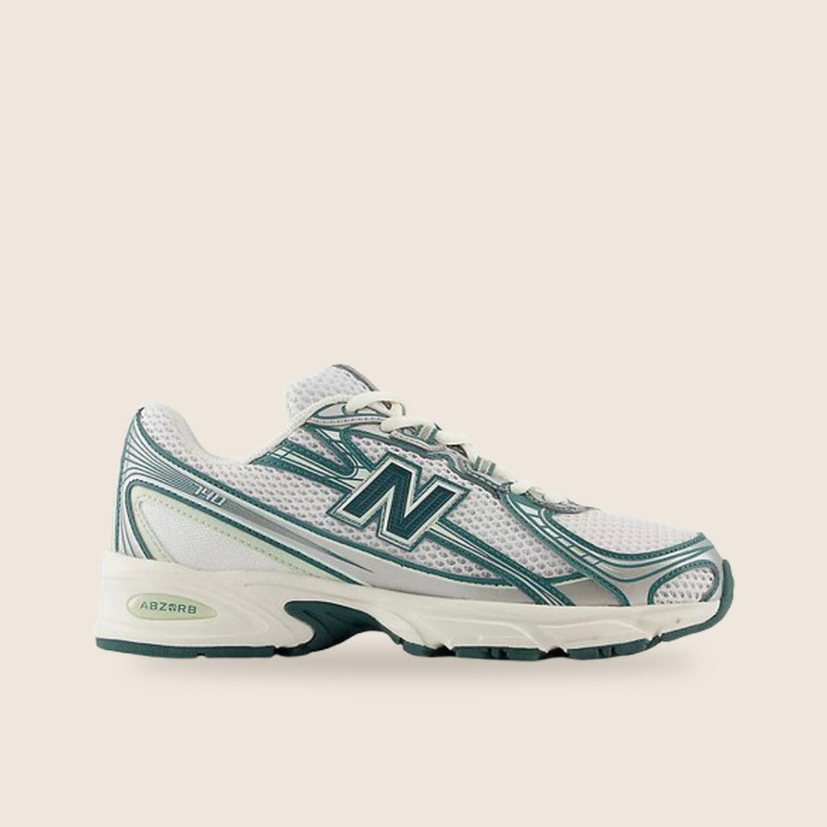 New Balance 740 — Vert et blanc