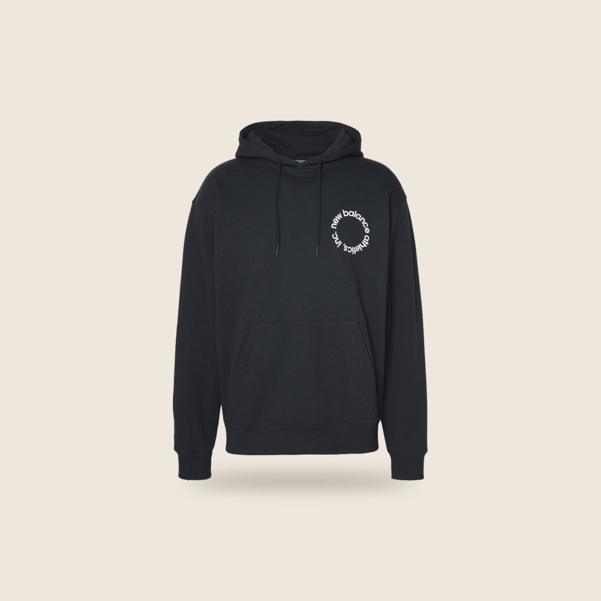 Sweat à capuche New Balance — Noir logo cercle
