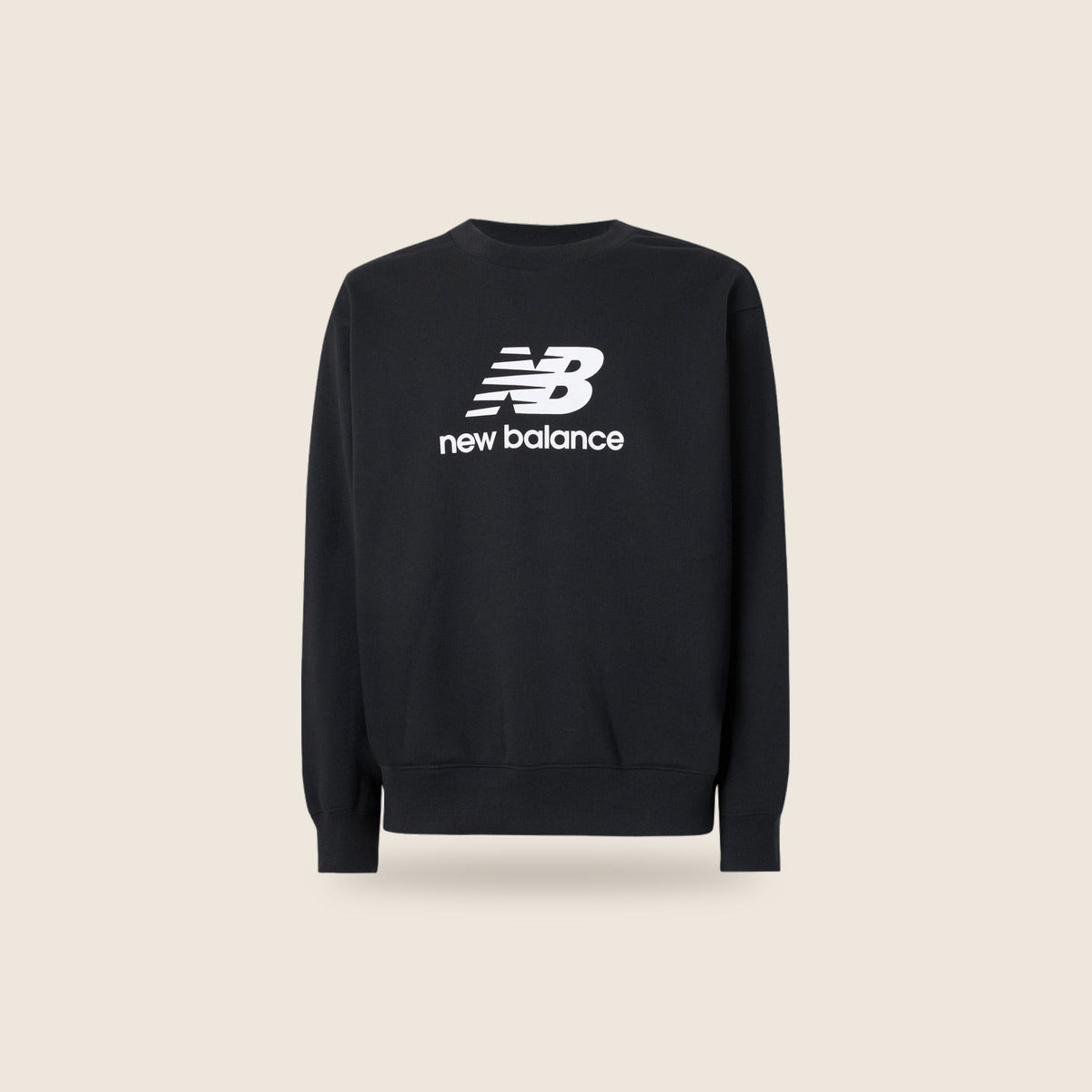 Pull New Balance — Noir logo blanc
