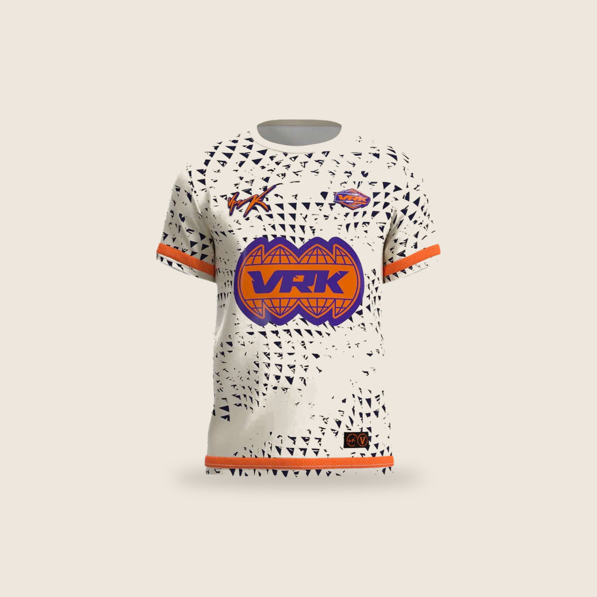 Maillot Vrunk — Blanc et orange