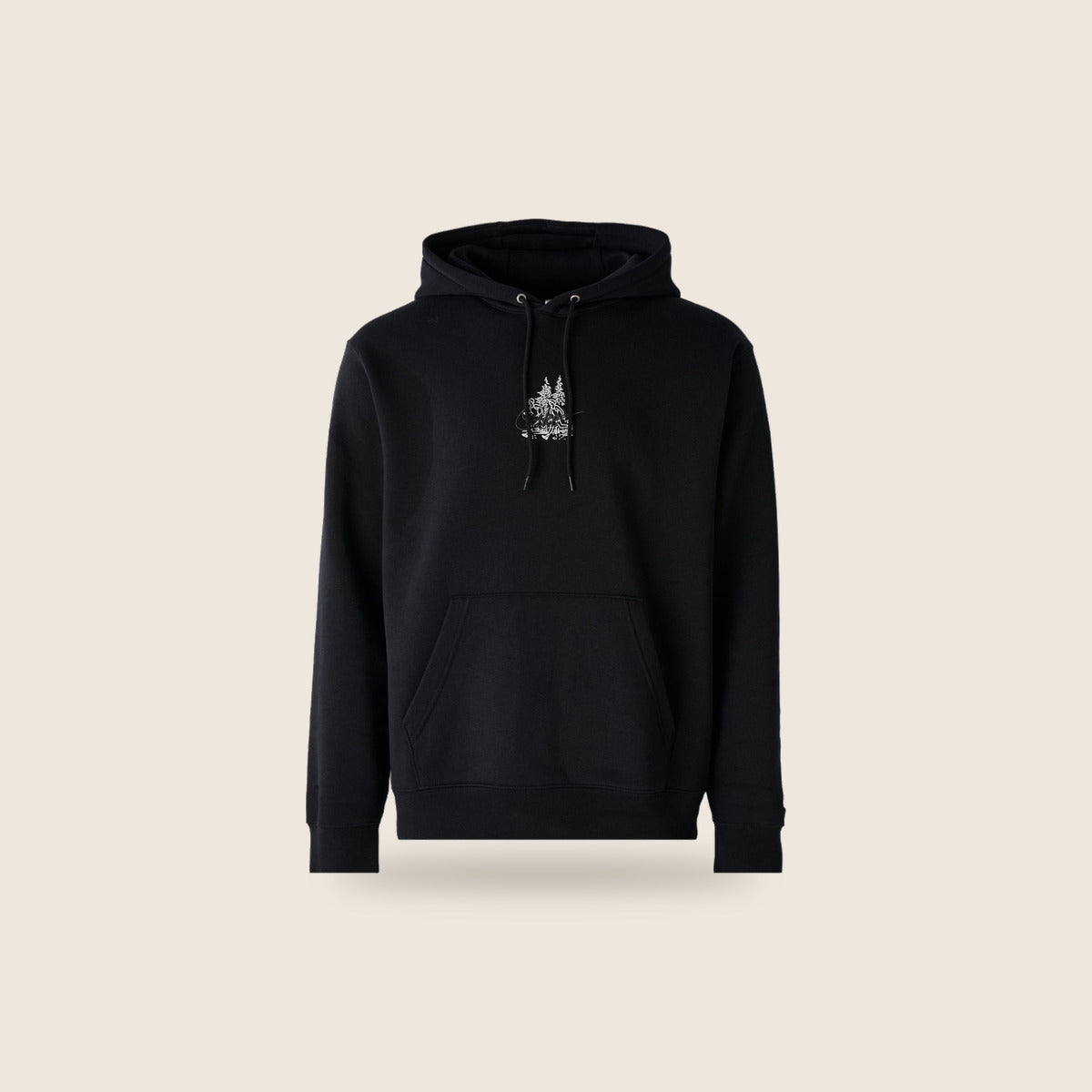 Sweat à capuche Nike — Noir imprimé