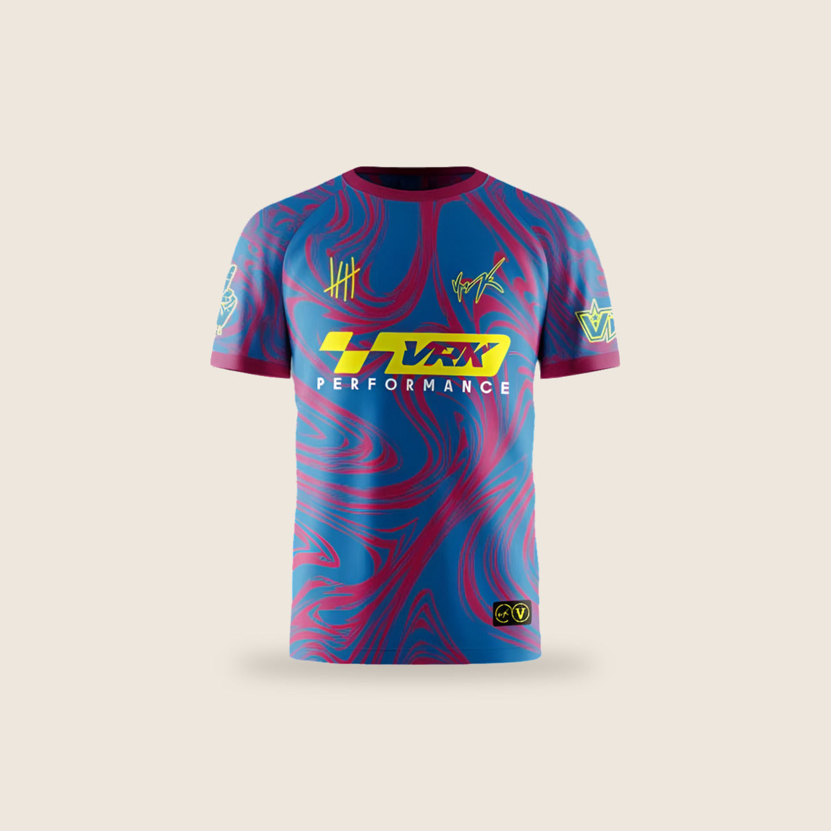 Maillot Vrunk — Bleu et rouge