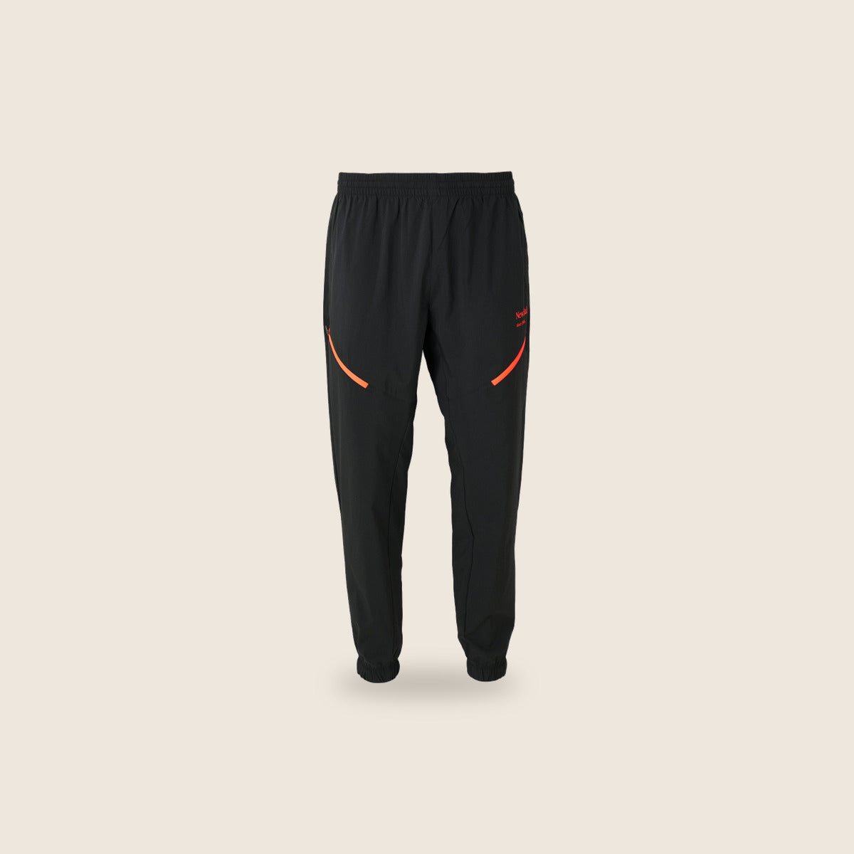 Jogging New Balance — Noir bandes orange