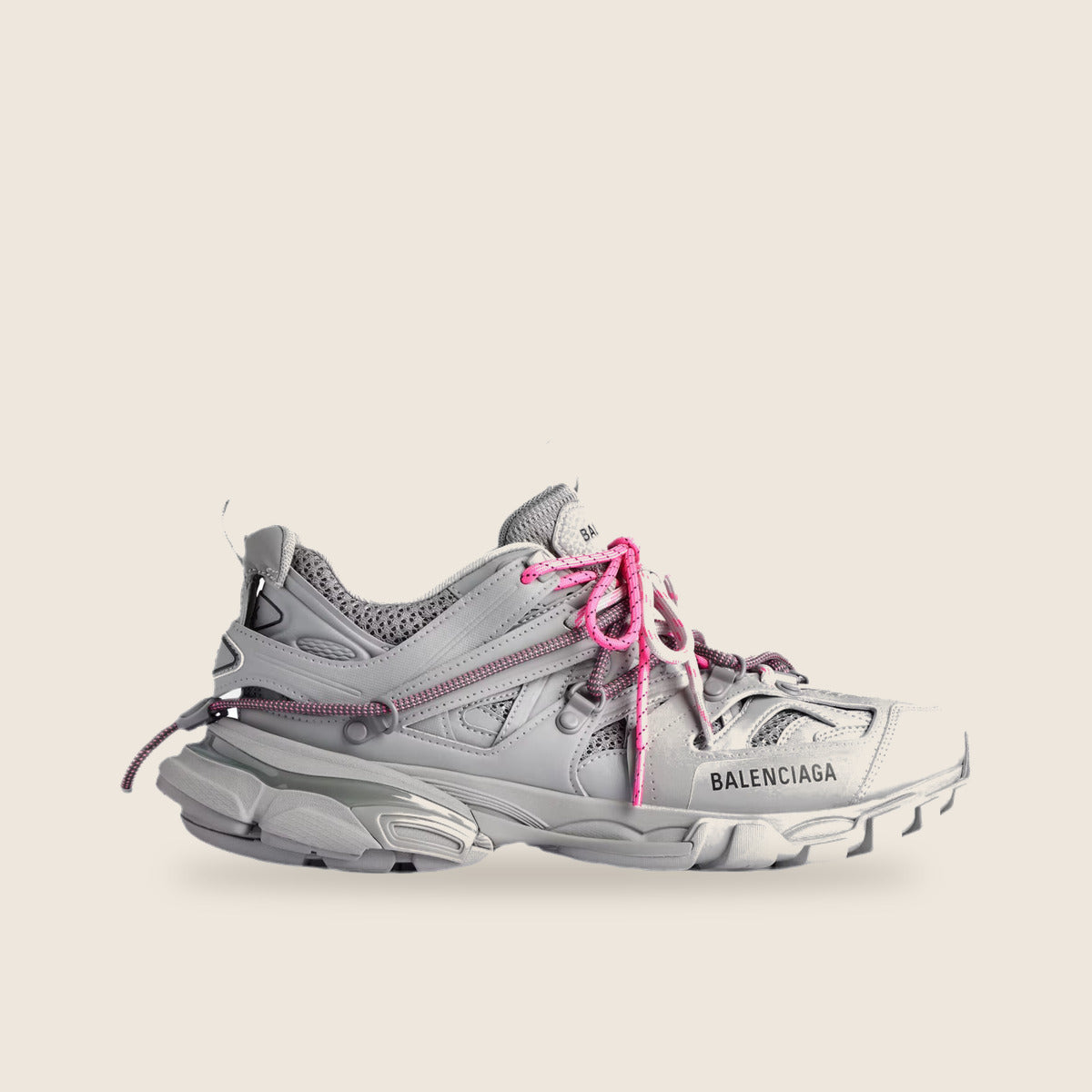 Balenciaga Track — Gris et rose