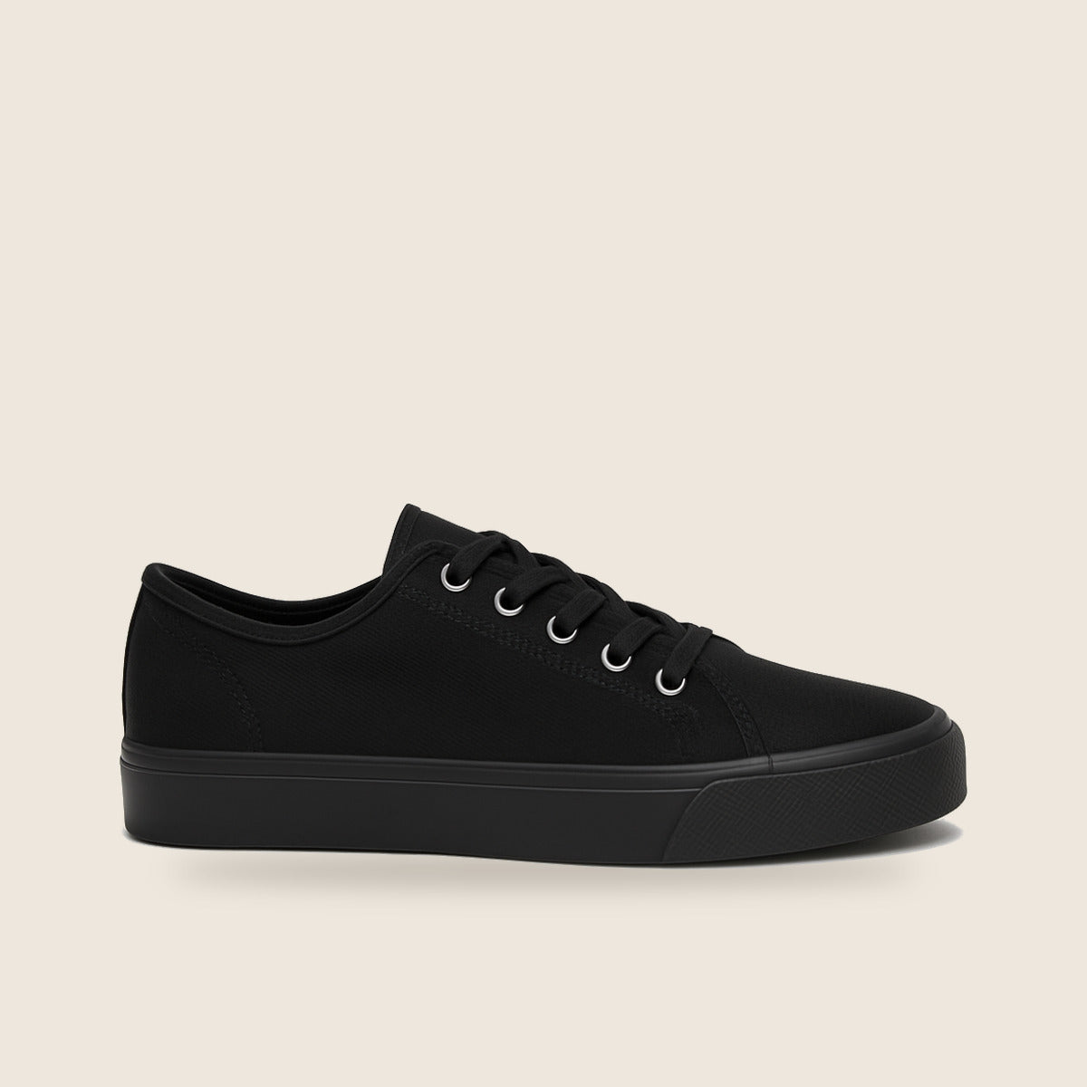 Baskets en toile Wise — Noir