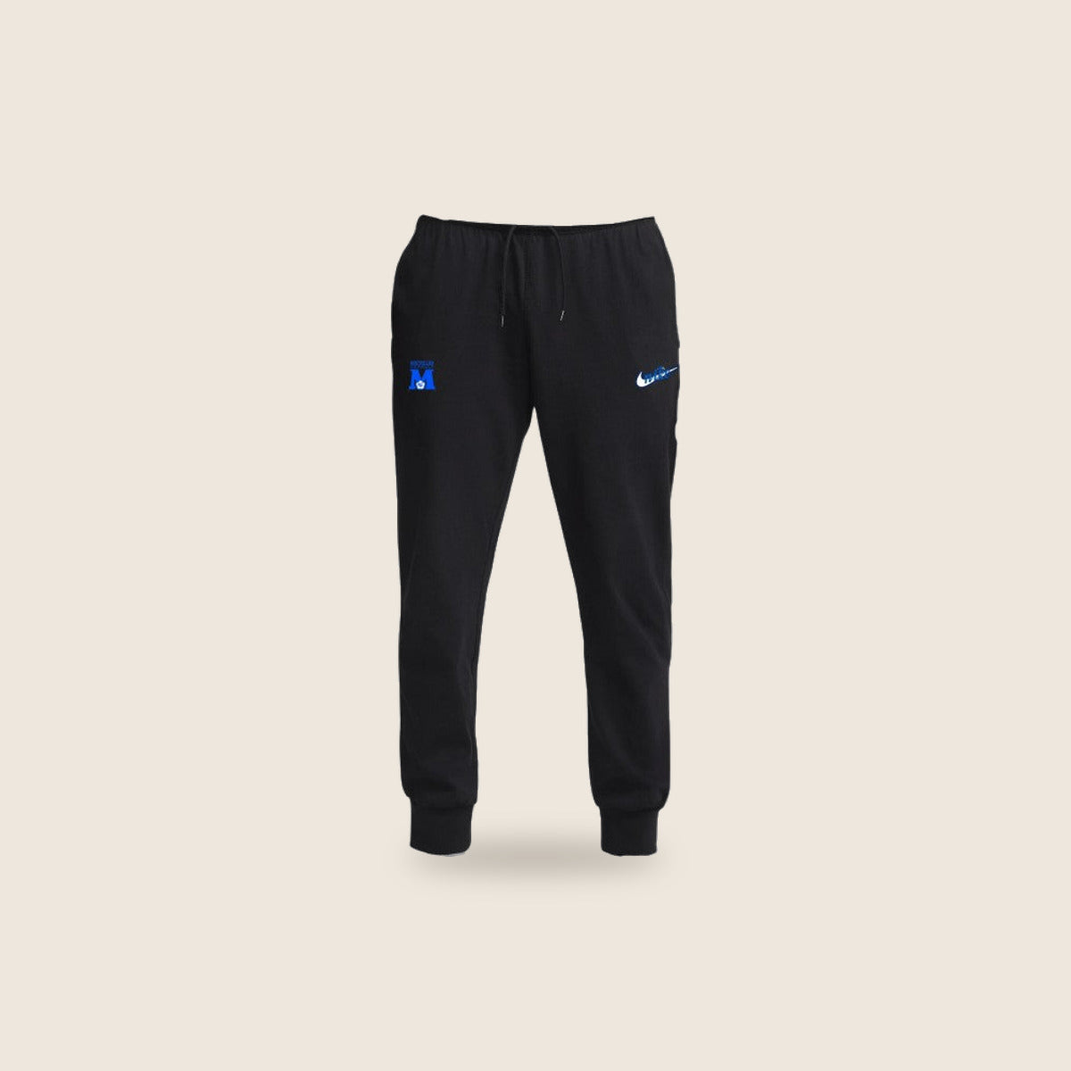Jogging Nike — Noir logo bleu