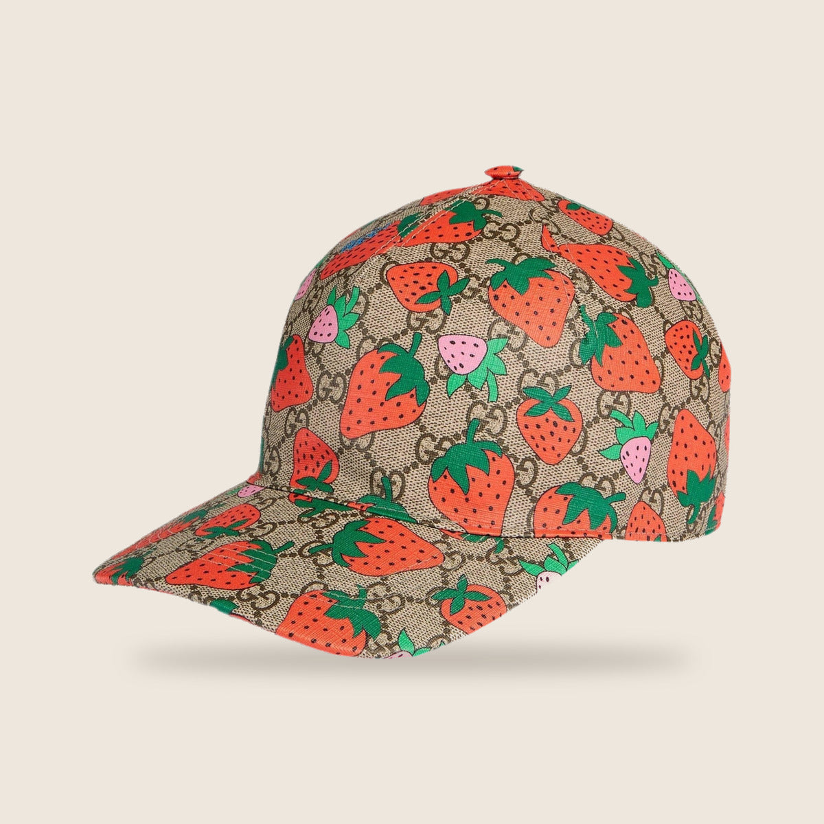 Casquette Gucci — Beige fraises